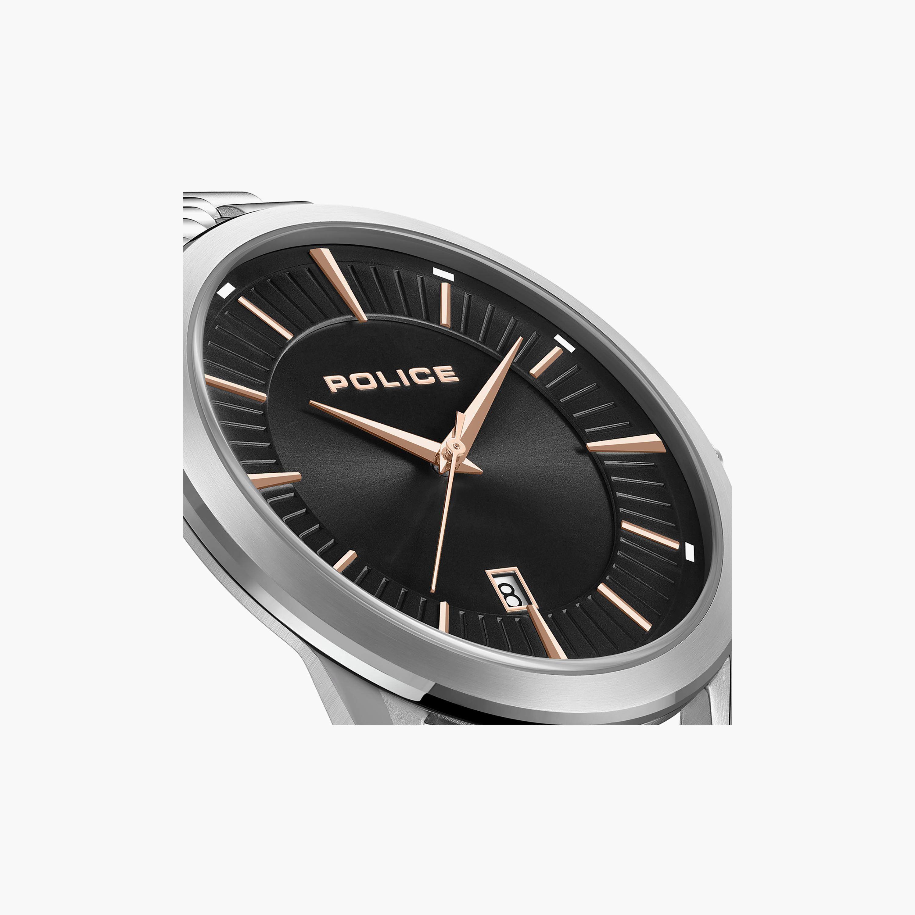 Patriot Black Dial Stainless Steel Bracelet Analog Watch for Men-men-watchesandjewellery-watches-image-4