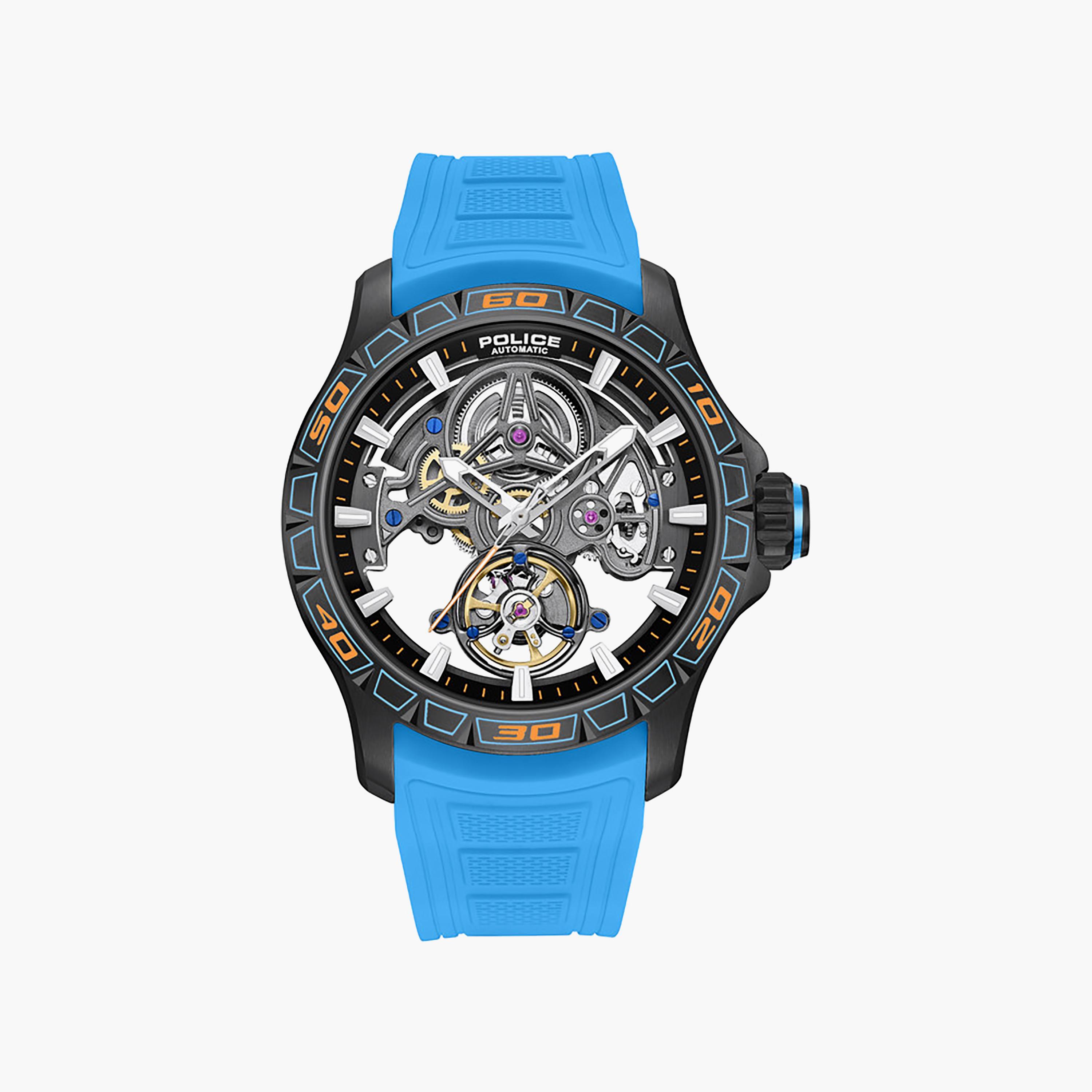 Spirit Gunmetal Dial Silicone Strap Analog Watch for Men-men-watchesandjewellery-watches-image-1