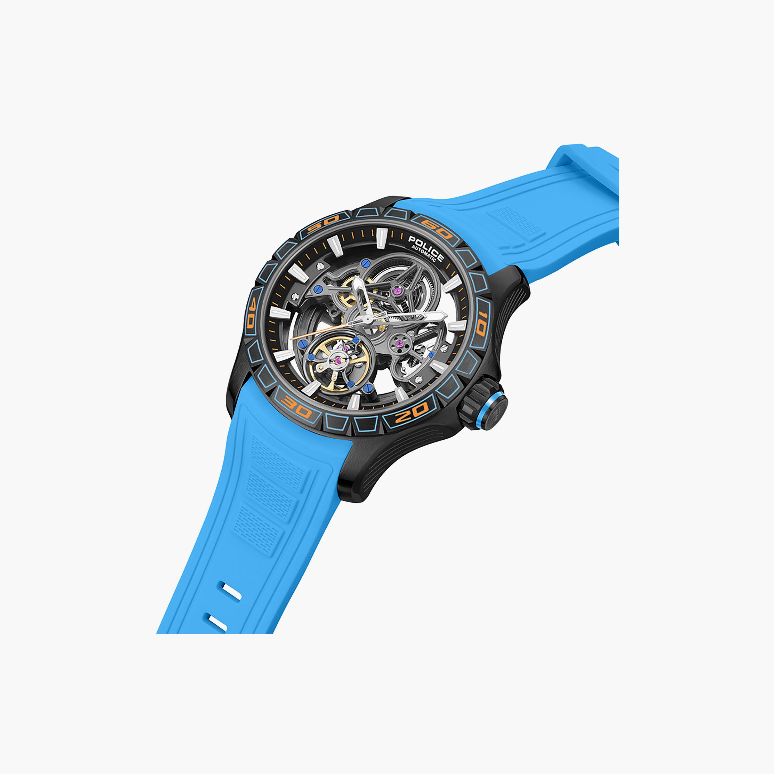 Spirit Gunmetal Dial Silicone Strap Analog Watch for Men-men-watchesandjewellery-watches-image-2