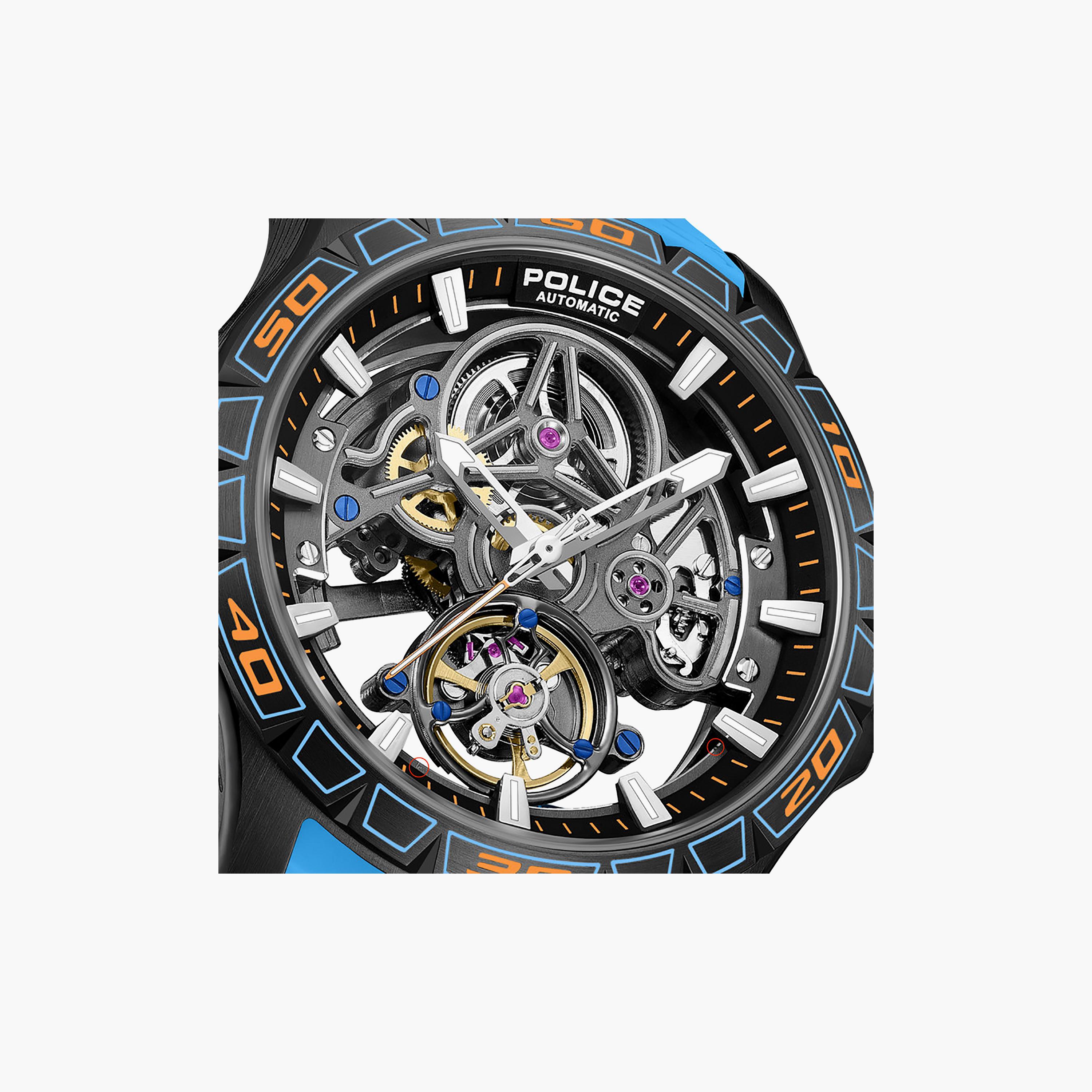 Spirit Gunmetal Dial Silicone Strap Analog Watch for Men-men-watchesandjewellery-watches-image-4