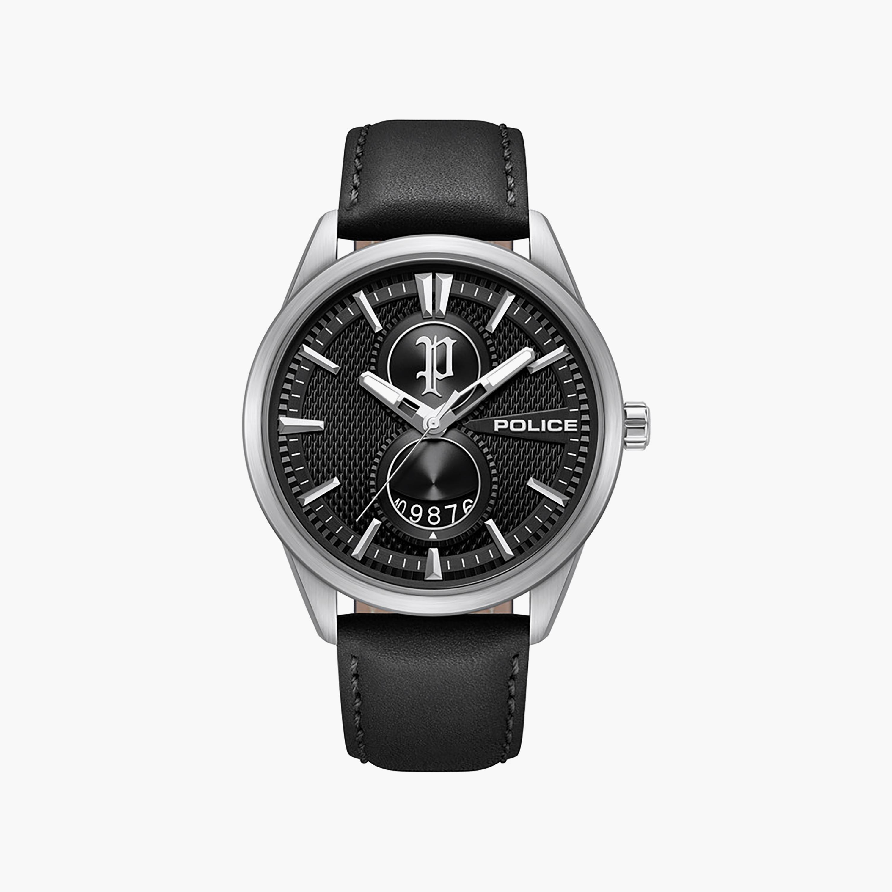 Styleshift Black Dial Genuine Leather Strap Analog Watch for Men-men-watchesandjewellery-watches-image-1