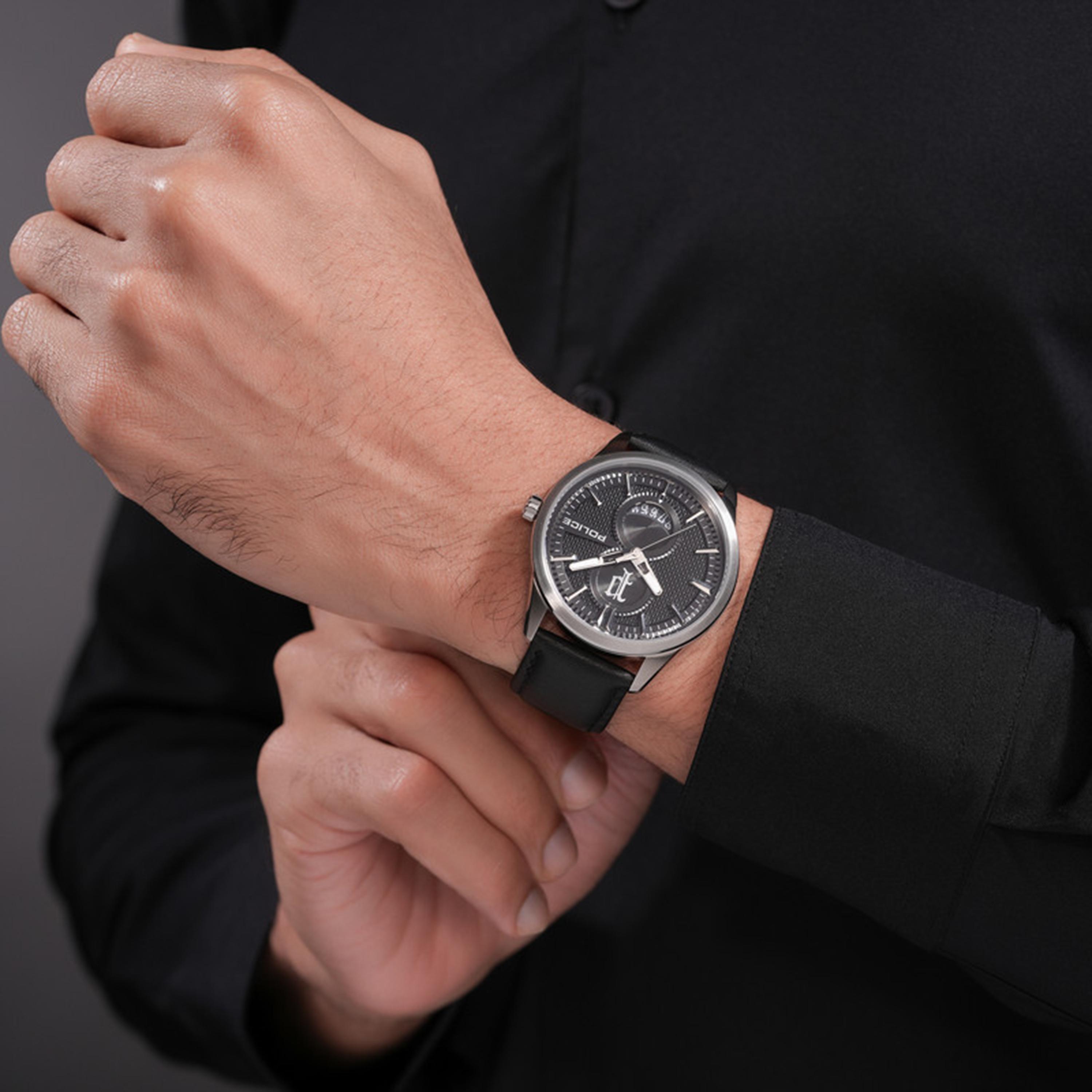 Styleshift Black Dial Genuine Leather Strap Analog Watch for Men-men-watchesandjewellery-watches-image-5