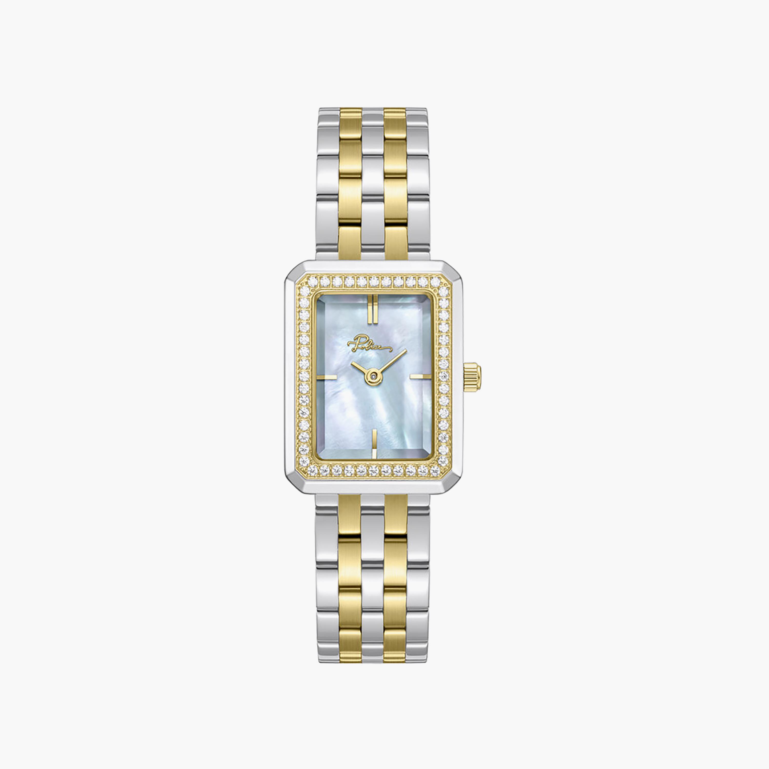 Uloya Silver Dial Stainless Steel Bracelet Analog Watch for Women-women-watchesandjewellery-watches-image-1