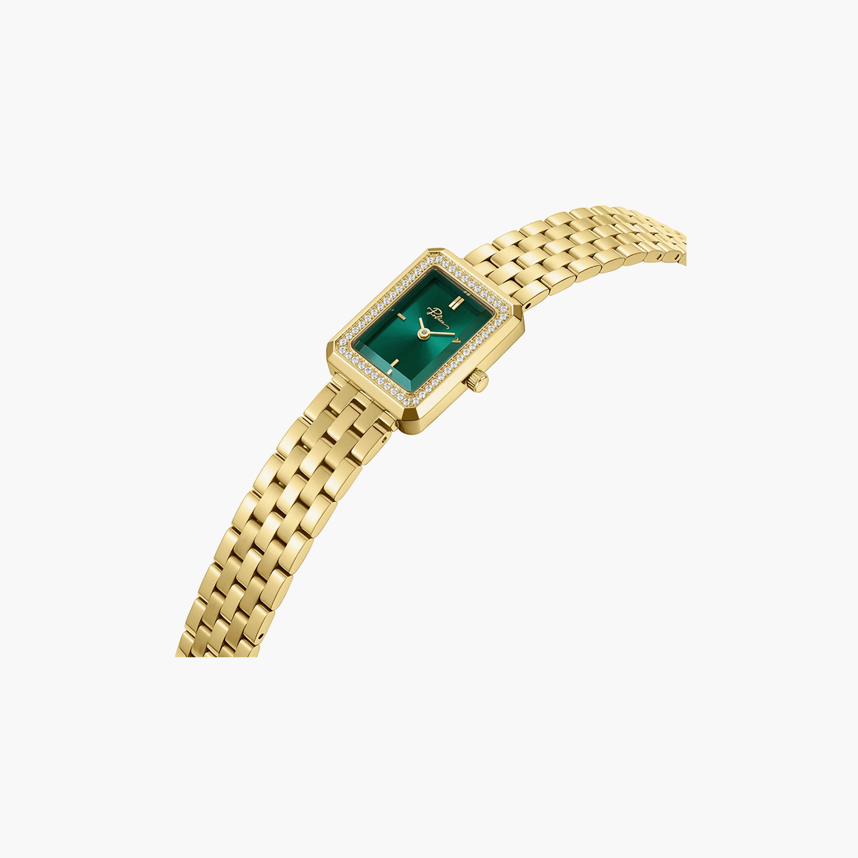 Uloya Green Dial Stainless Steel Bracelet Analog Watch for Women-women-watchesandjewellery-watches-image-2