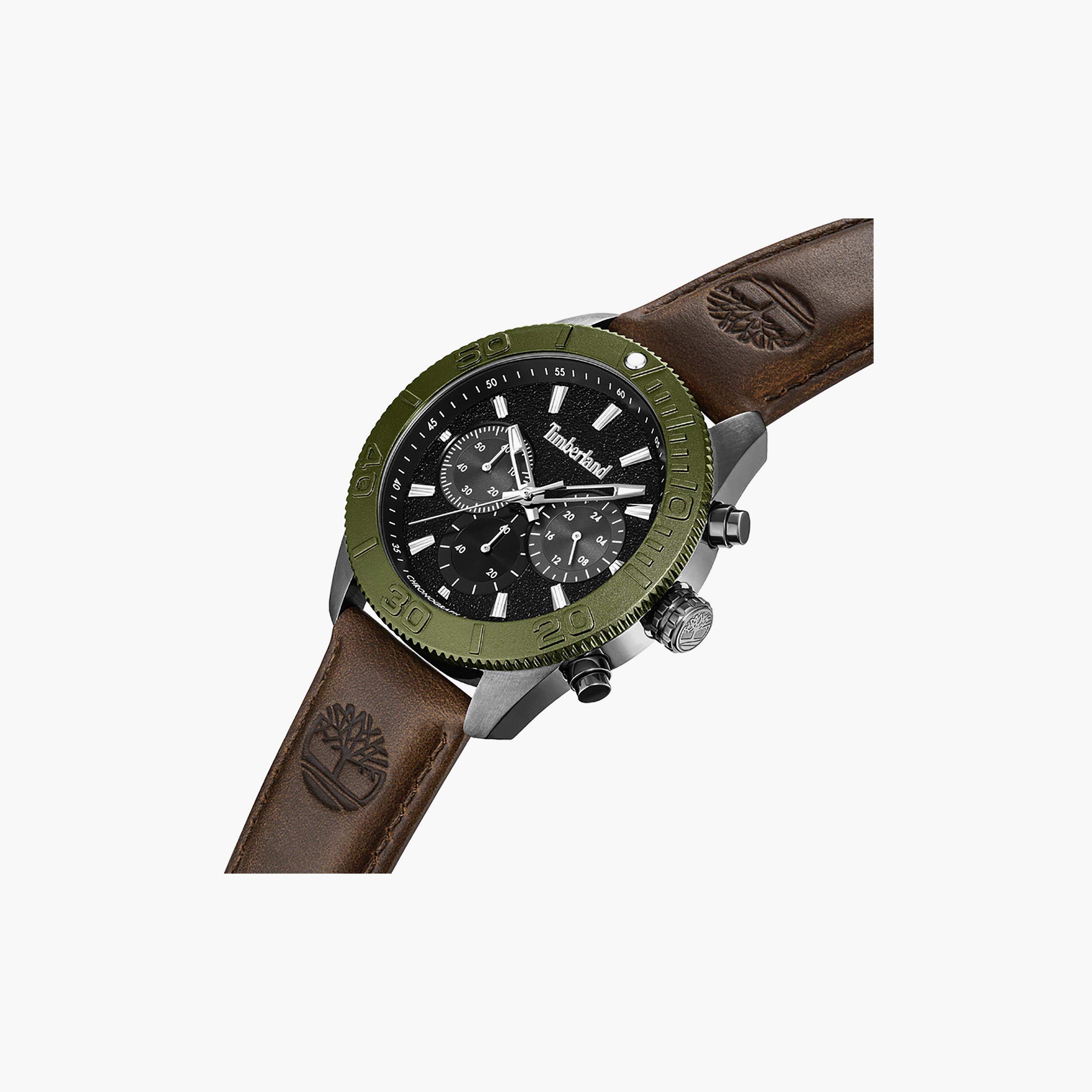 Carrigan Interchangeable Strap & Bezel Chronograph Watch for Men-men-watchesandjewellery-watches-image-3
