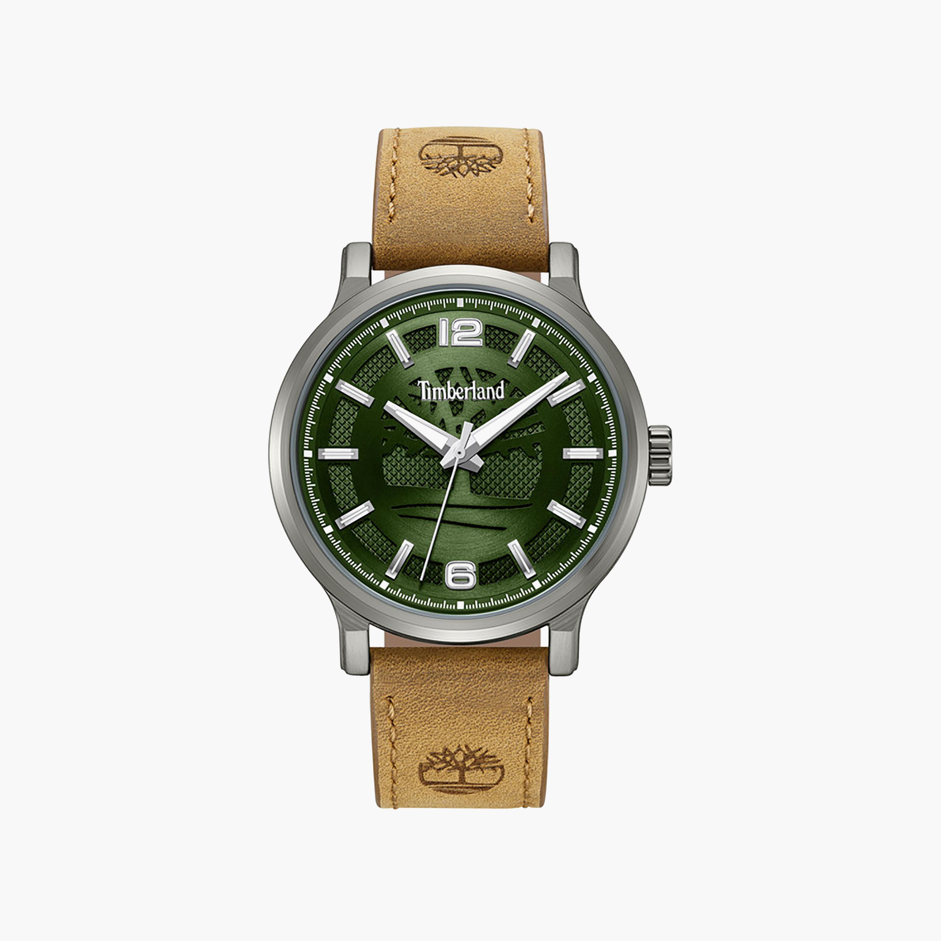 Driscoll Green Dial Leather Strap Analog Watch for Men-men-watchesandjewellery-watches-image-1