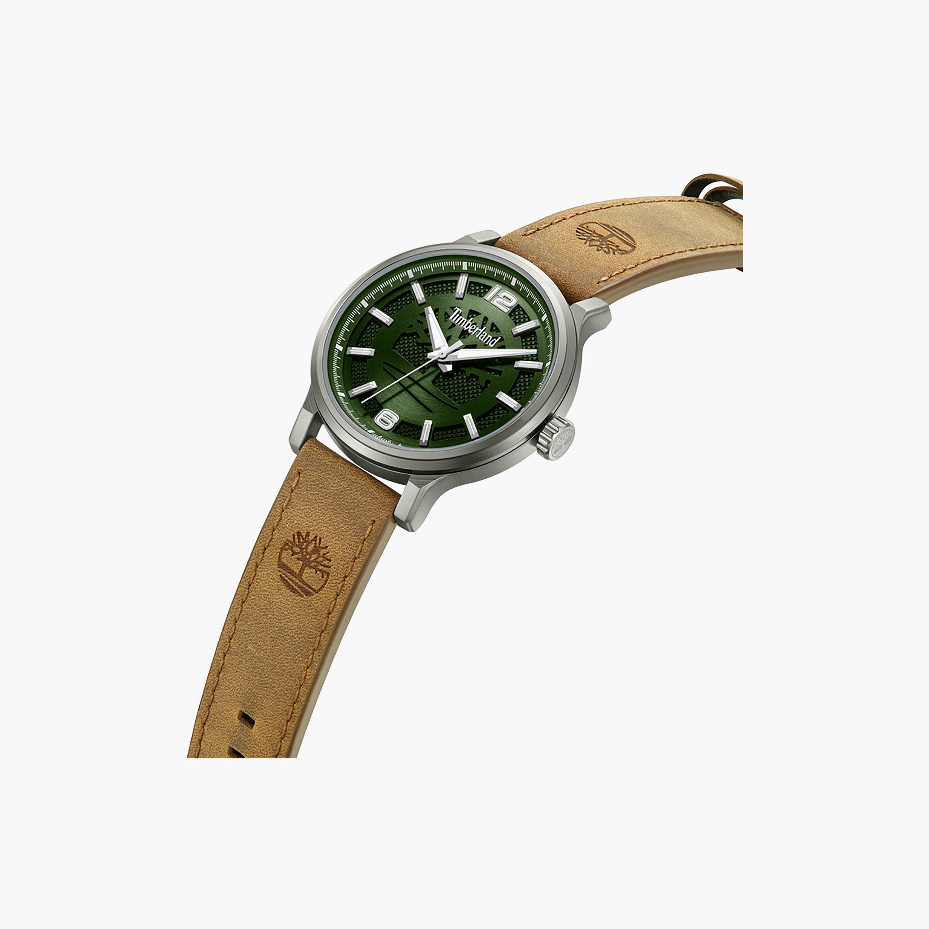 Driscoll Green Dial Leather Strap Analog Watch for Men-men-watchesandjewellery-watches-image-2