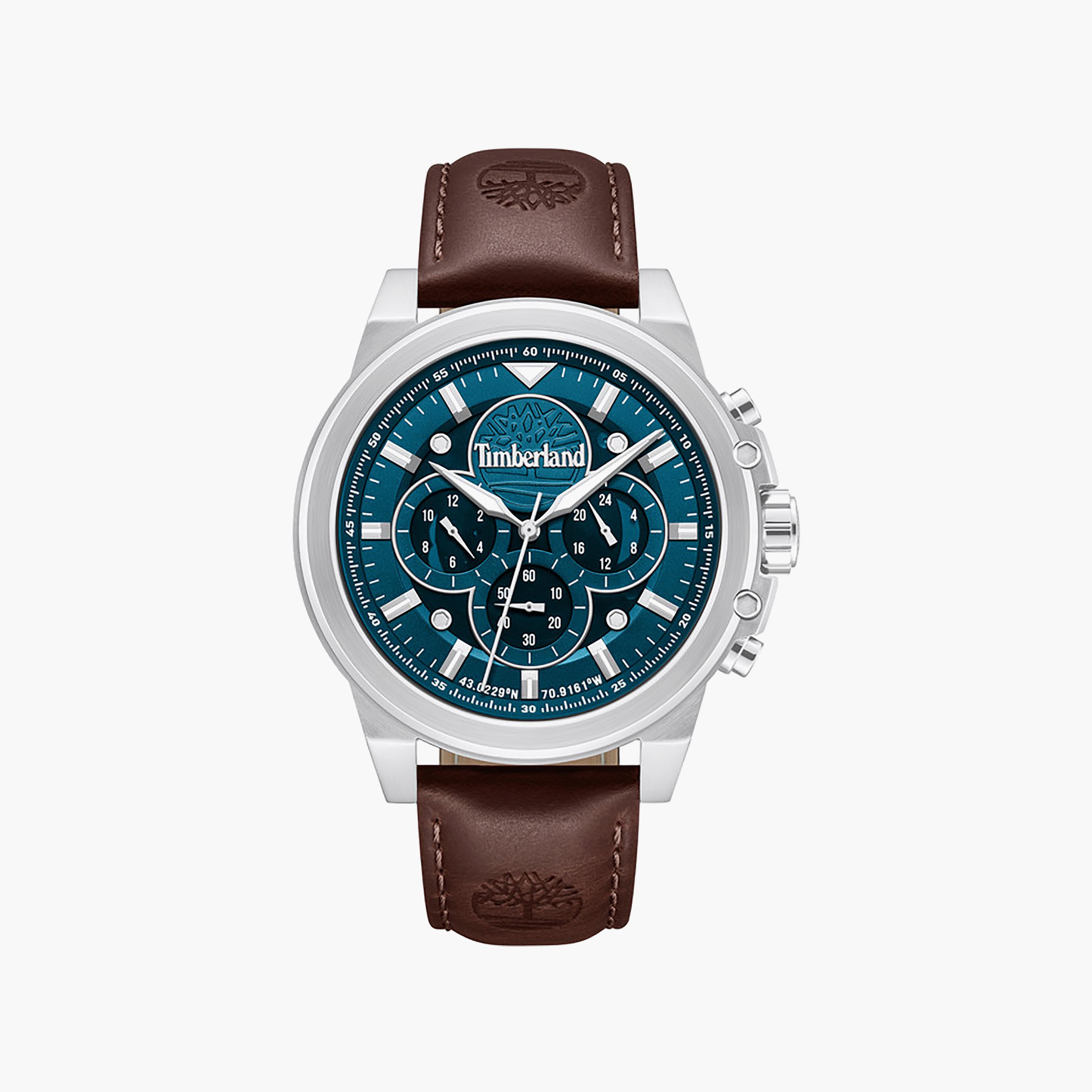 Fast Strike Green Dial Leather Strap Multifunction Watch for Men-men-watchesandjewellery-watches-image-1