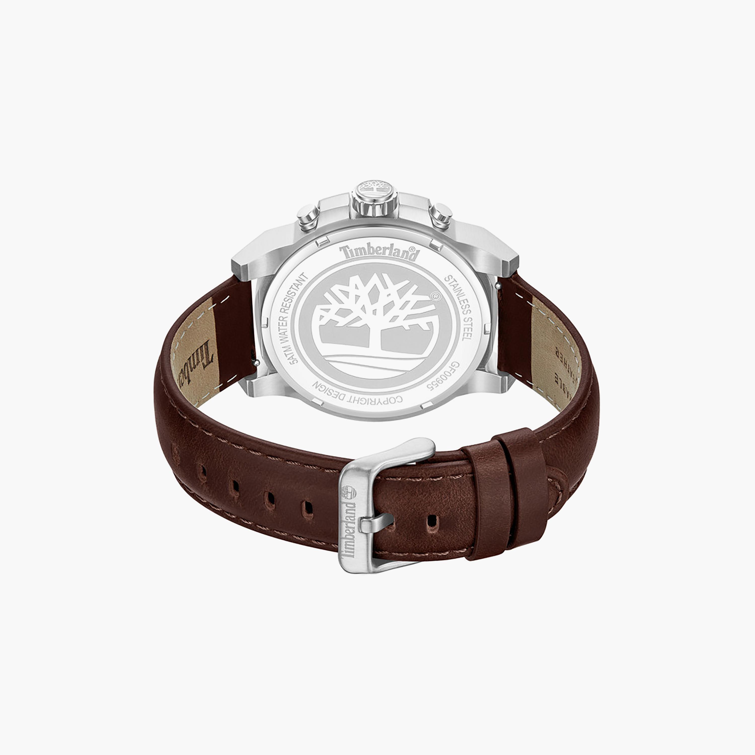 Fast Strike Green Dial Leather Strap Multifunction Watch for Men-men-watchesandjewellery-watches-image-3