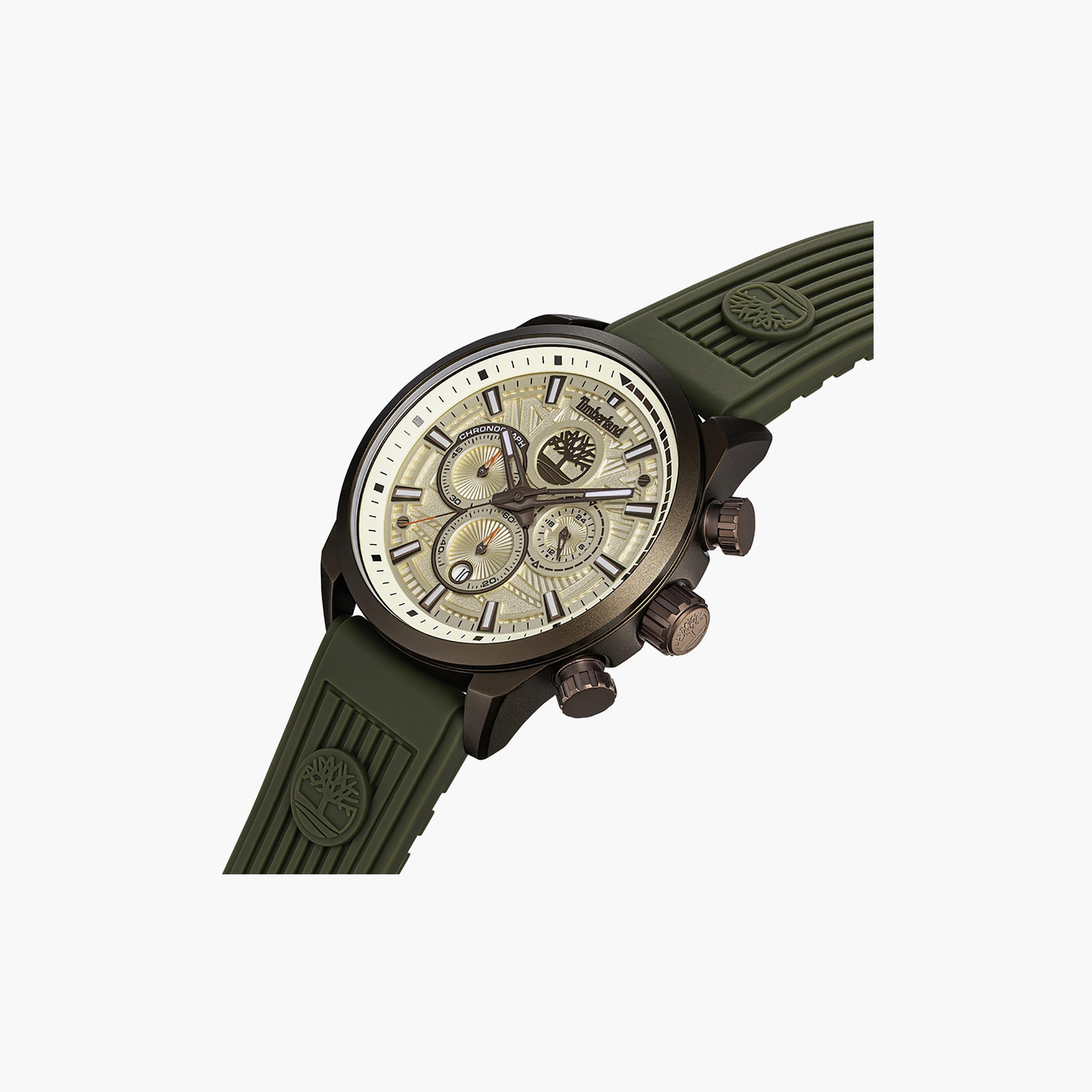 Henniker II Cream Dial 3 Interchangeable Straps Multifunction Watch for Men-men-watchesandjewellery-watches-image-4