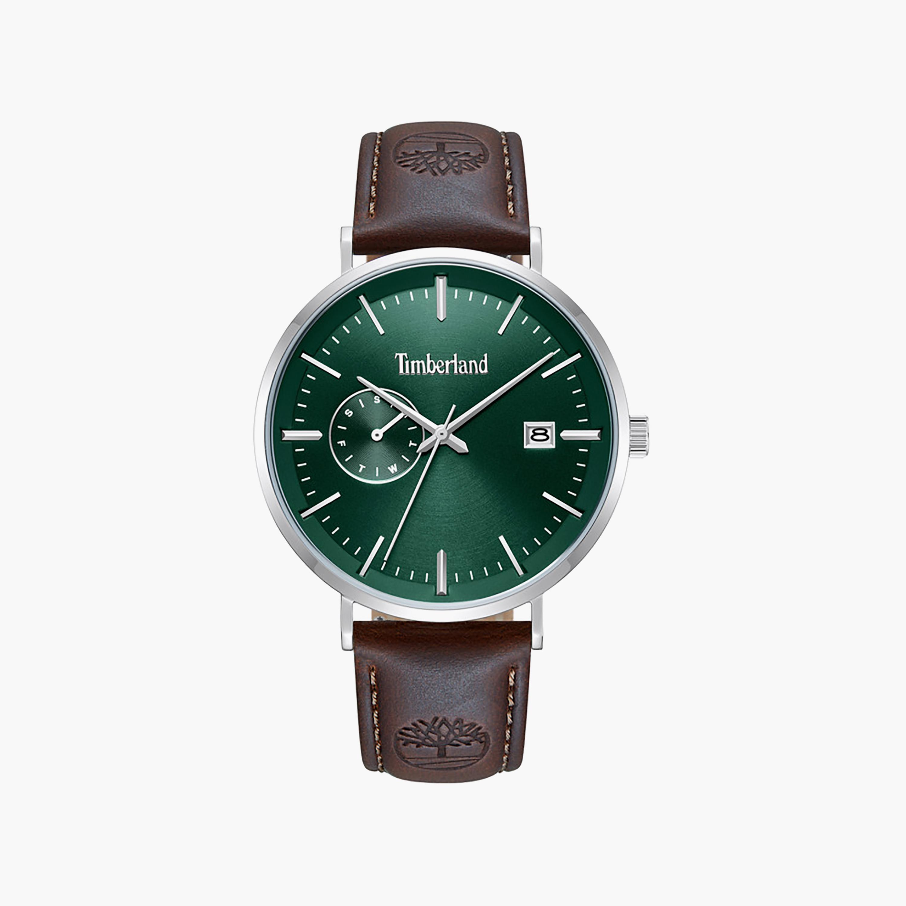 Rangeley Green Dial Leather Strap Multifunction Watch for Men-men-watchesandjewellery-watches-image-1