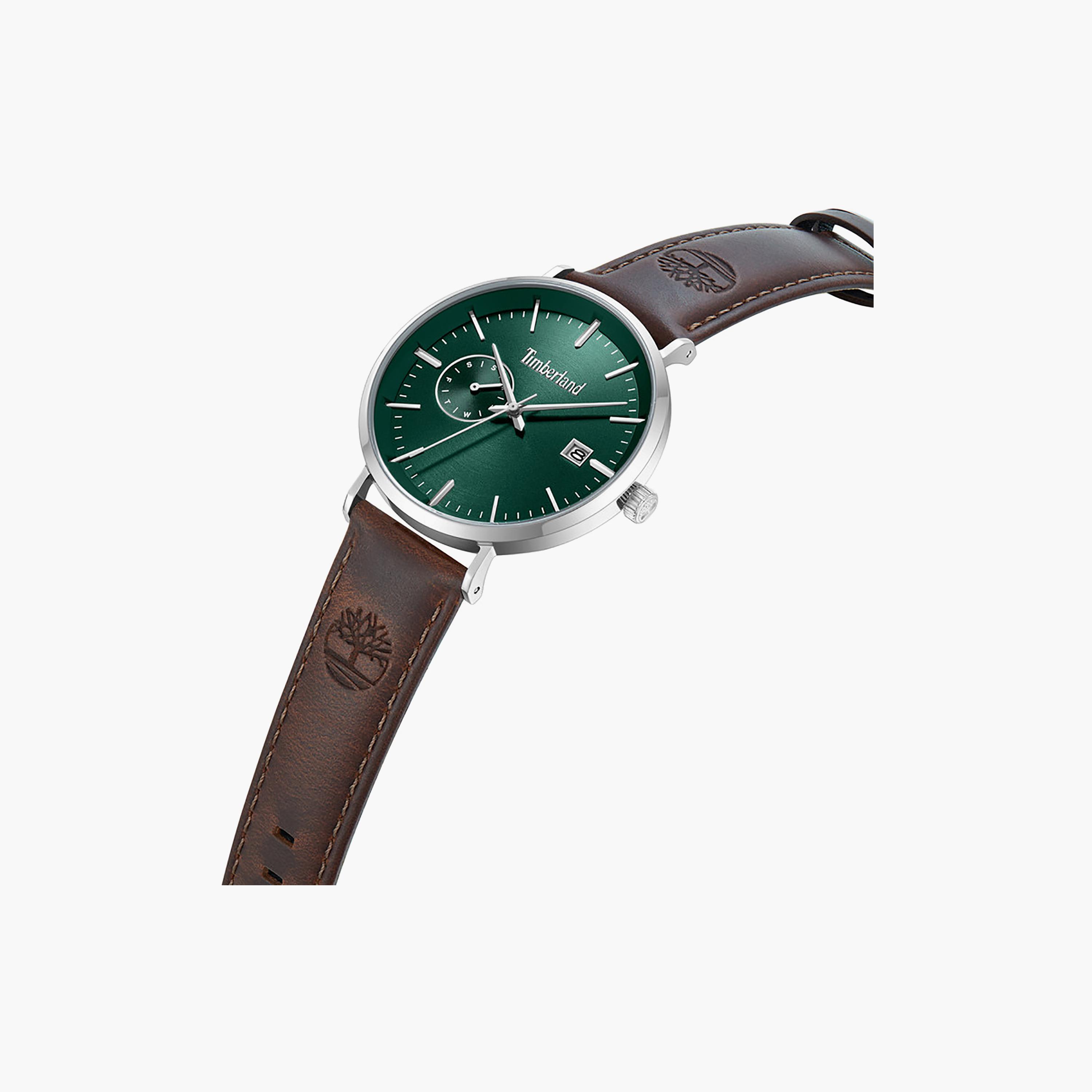 Rangeley Green Dial Leather Strap Multifunction Watch for Men-men-watchesandjewellery-watches-image-2