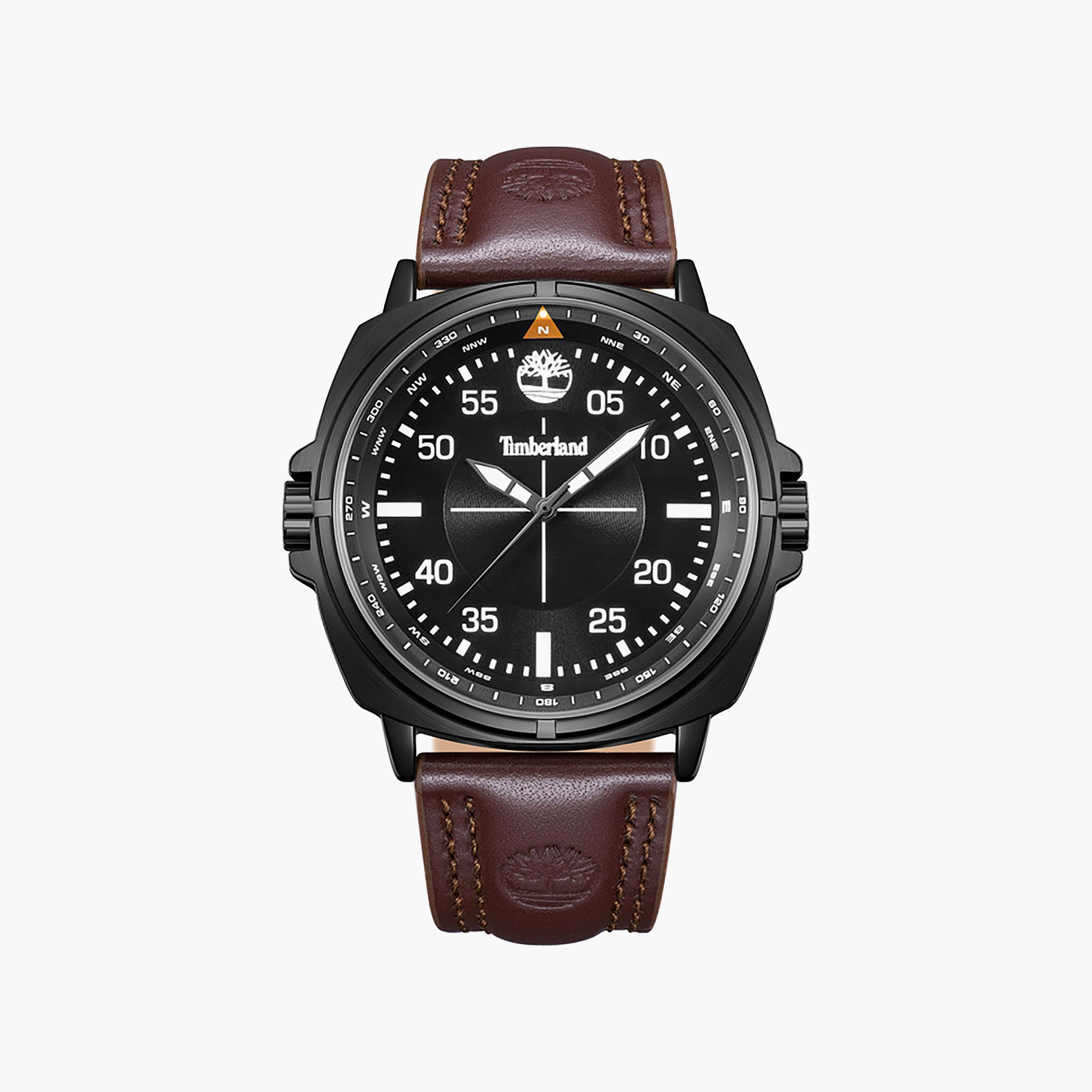 Williston Black Dial Leather Strap Analog Watch for Men-men-watchesandjewellery-watches-image-1