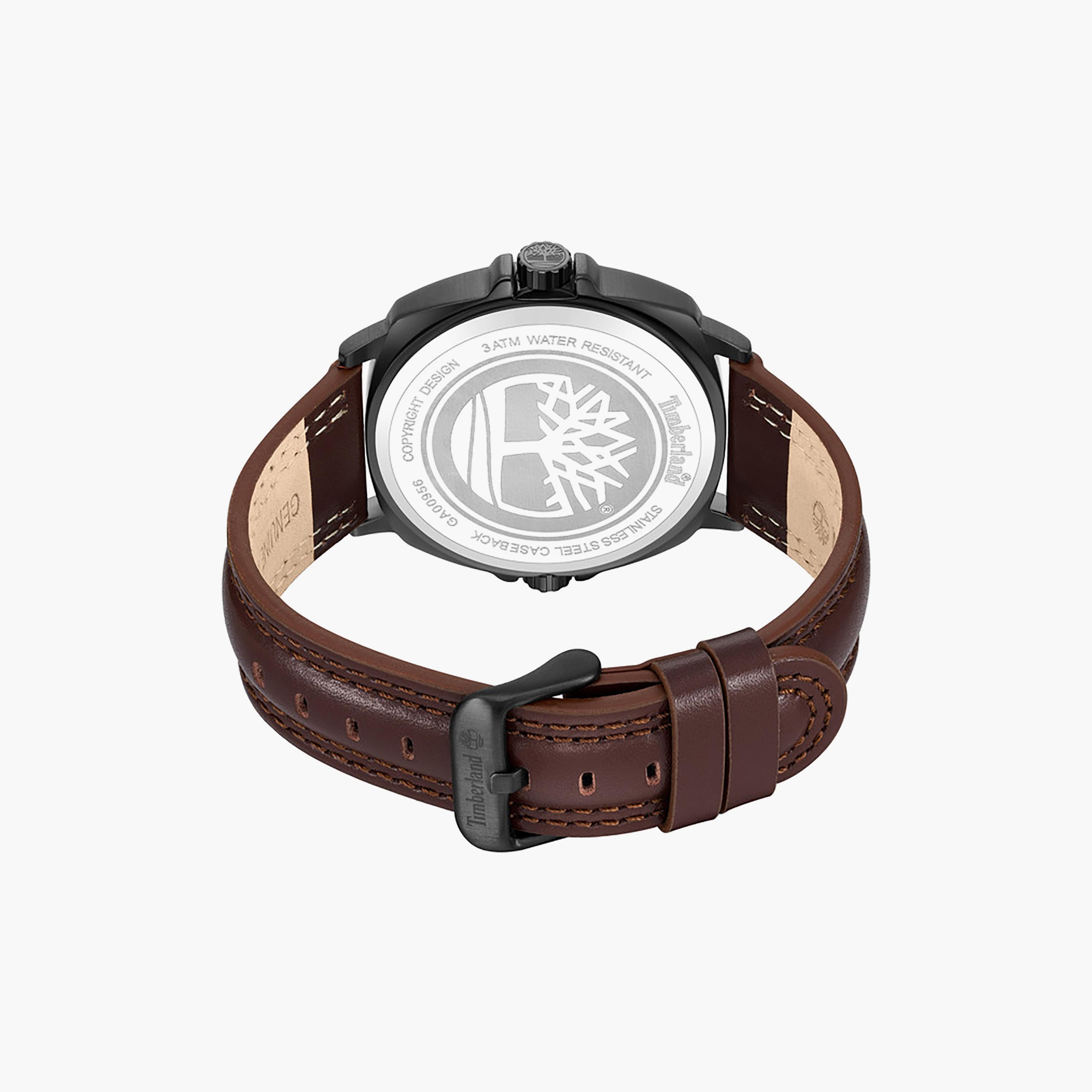 Williston Black Dial Leather Strap Analog Watch for Men-men-watchesandjewellery-watches-image-3