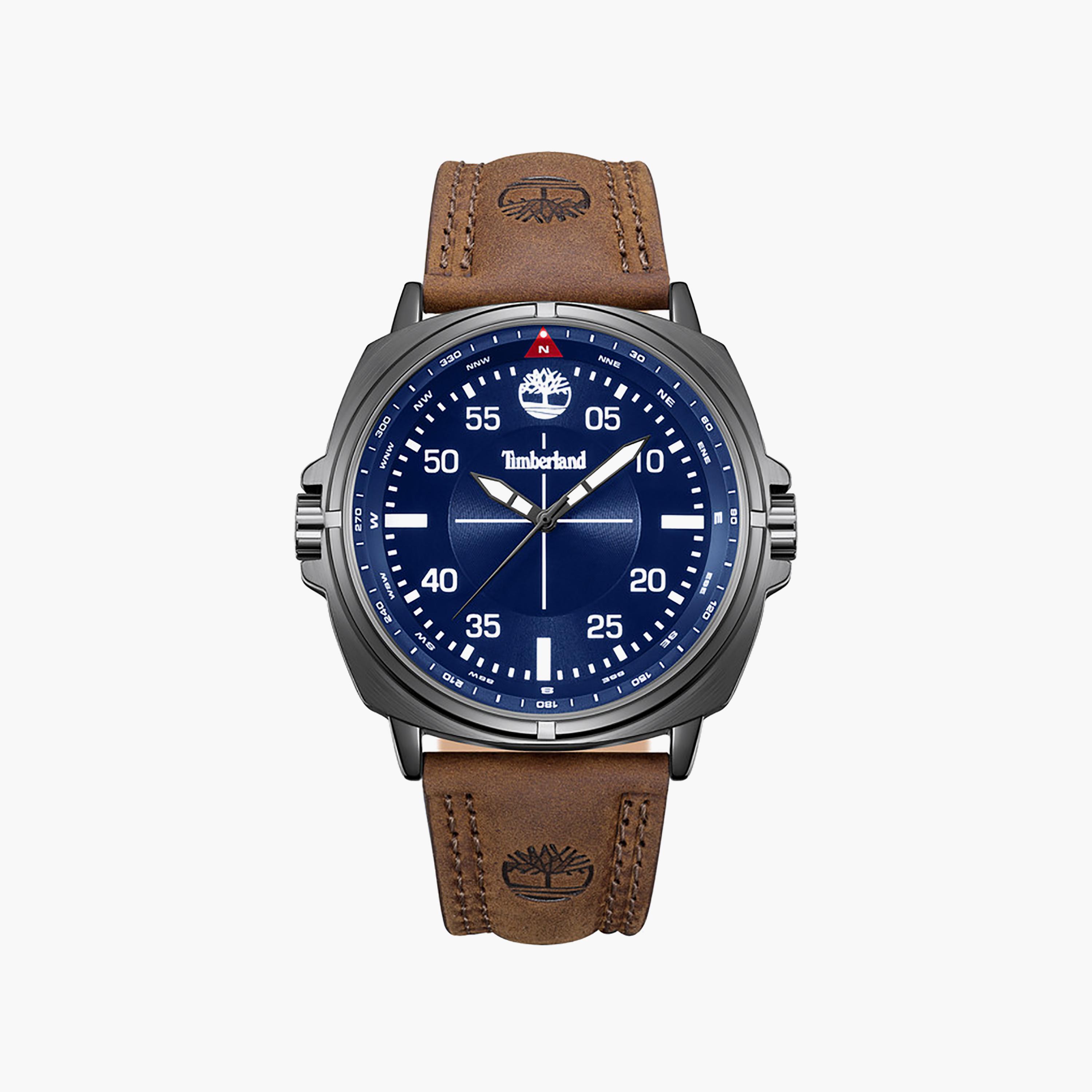 Williston Blue Dial Leather Strap Analog Watch for Men-men-watchesandjewellery-watches-image-1