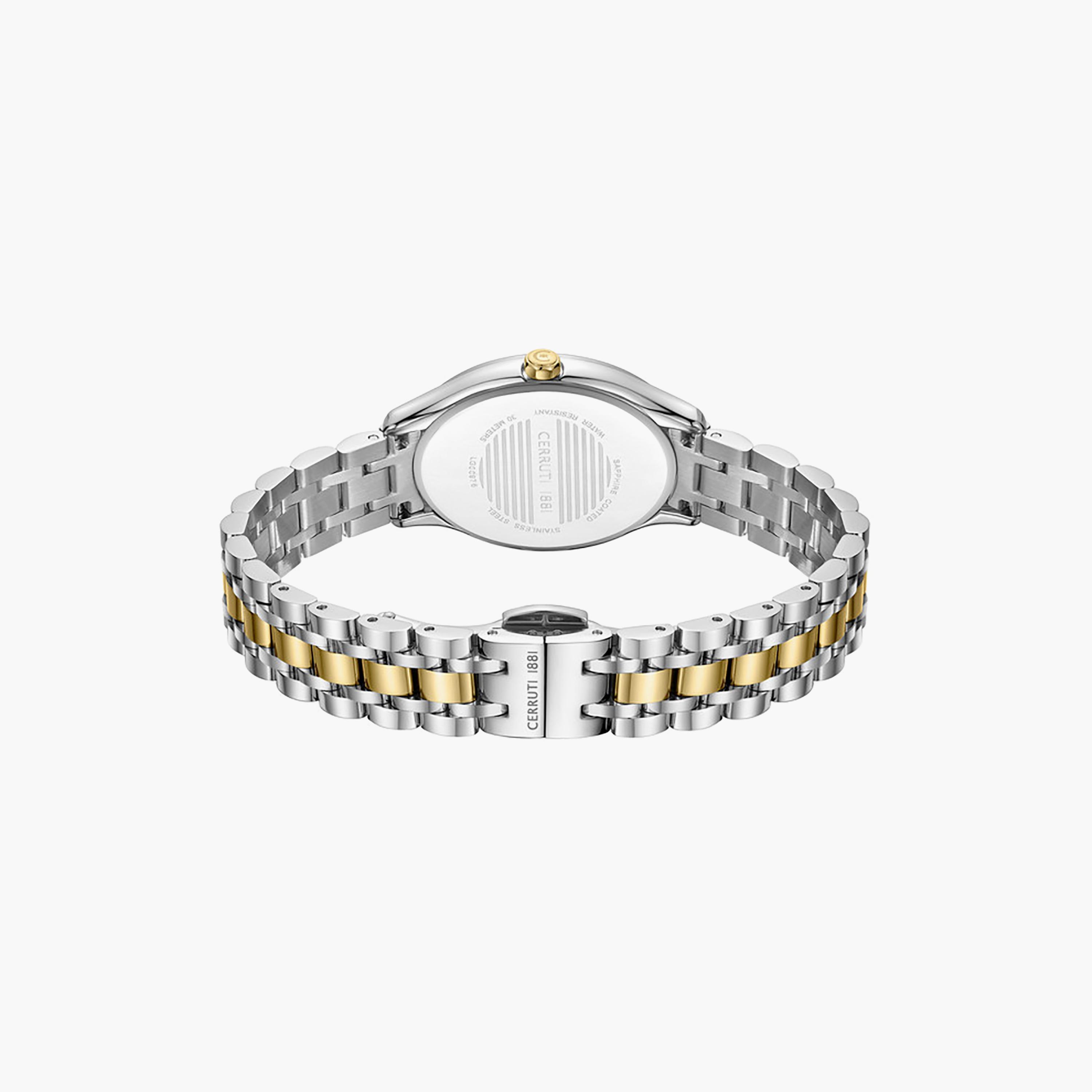 Brescia Silver Dial Stainless Steel Bracelet Analog Watch for Women-women-watchesandjewellery-watches-image-3