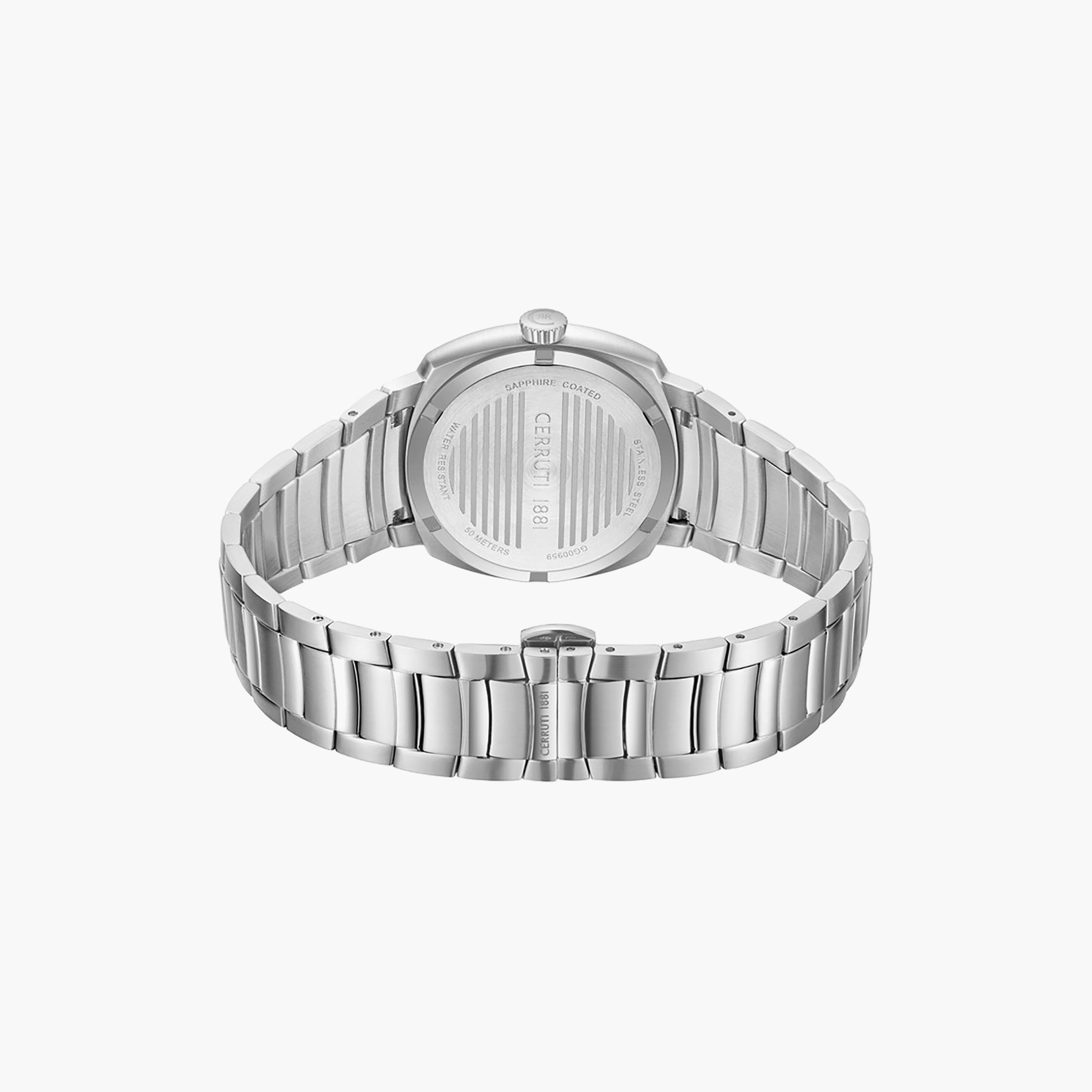 Forli Blue Dial Stainless Steel Bracelet Analog Watch for Men-men-watchesandjewellery-watches-image-3