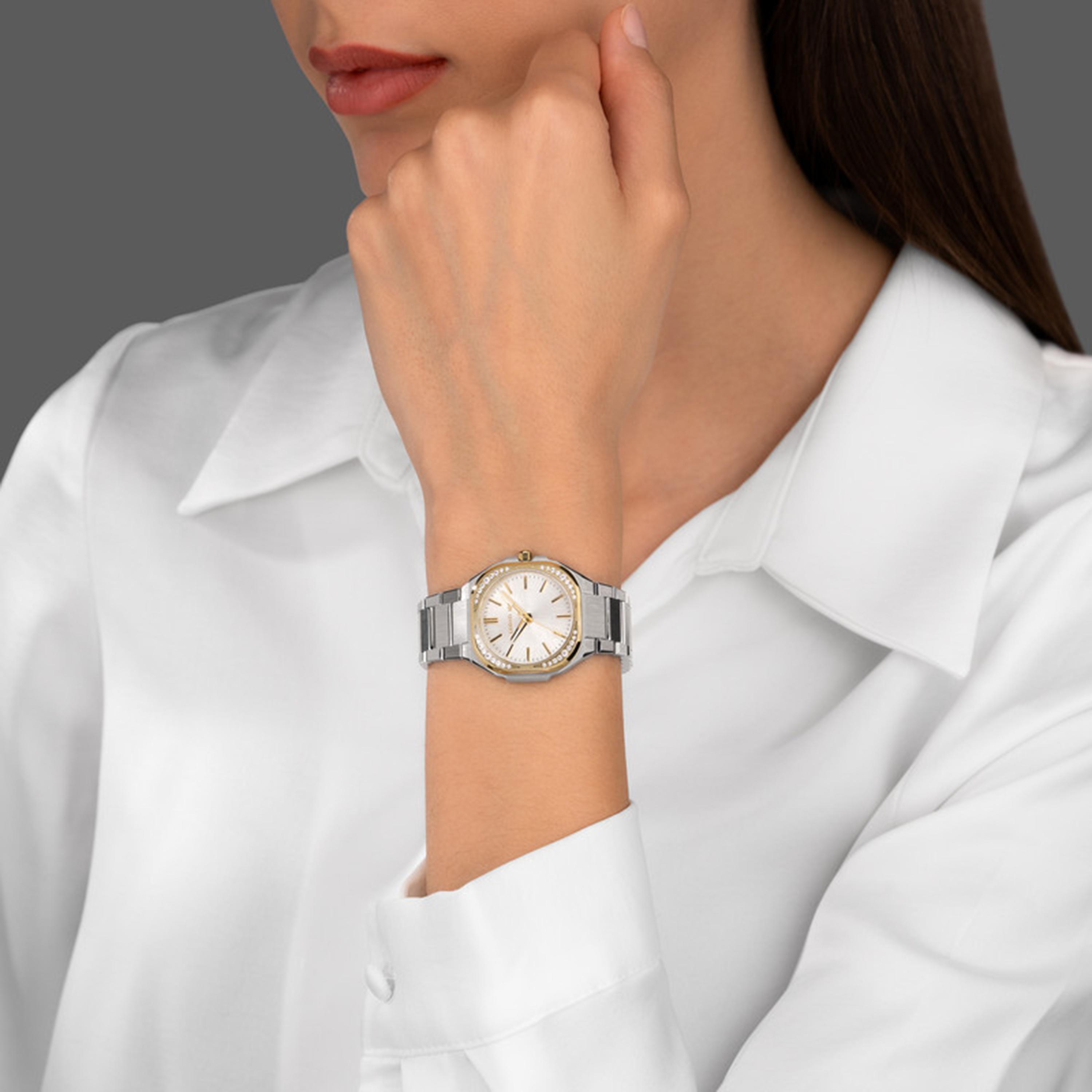 Leadri Silver Dial Stainless Steel Bracelet Analog Watch for Women-women-watchesandjewellery-watches-image-4