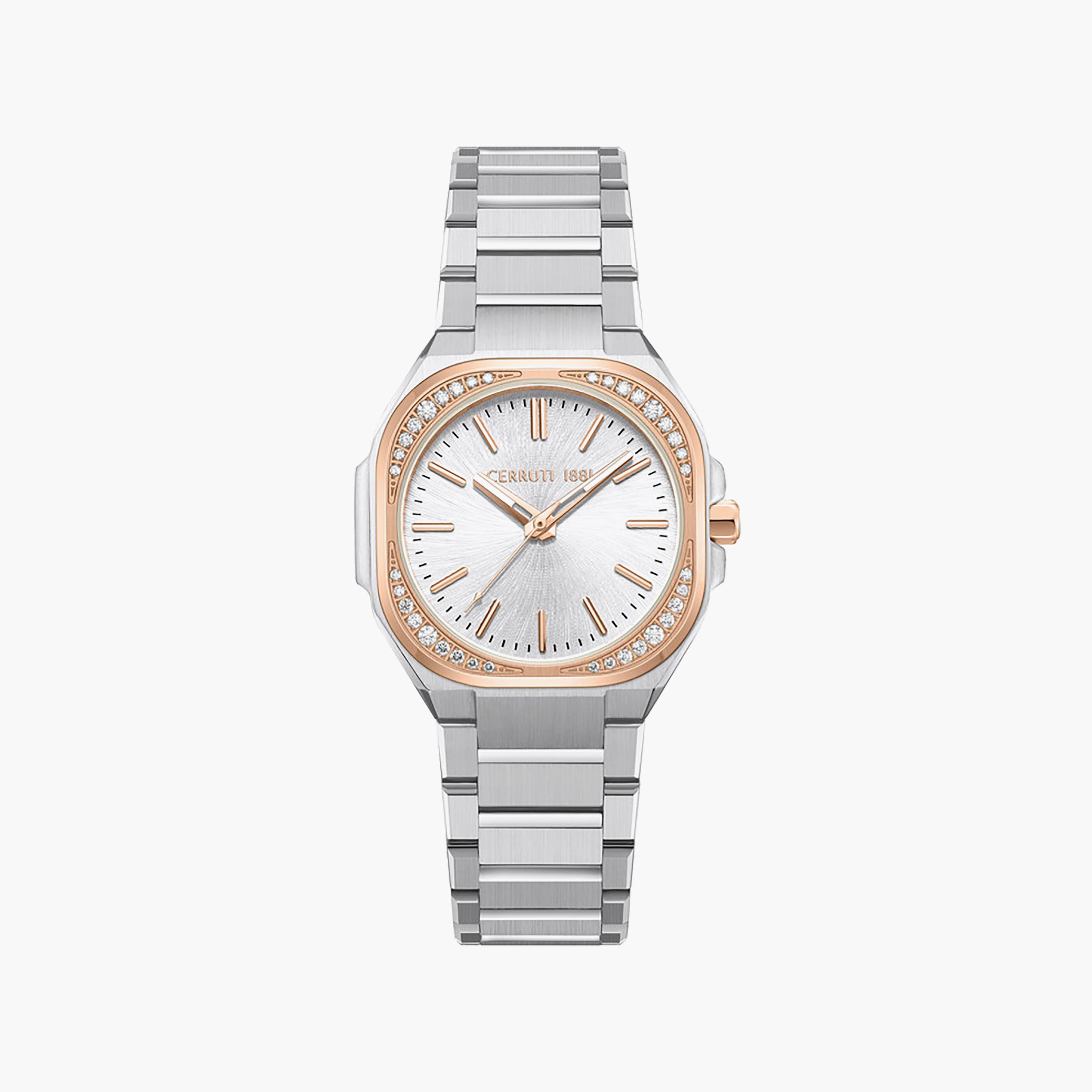 Leadri Silver Dial Stainless Steel Bracelet Analog Watch for Women-women-watchesandjewellery-watches-image-1
