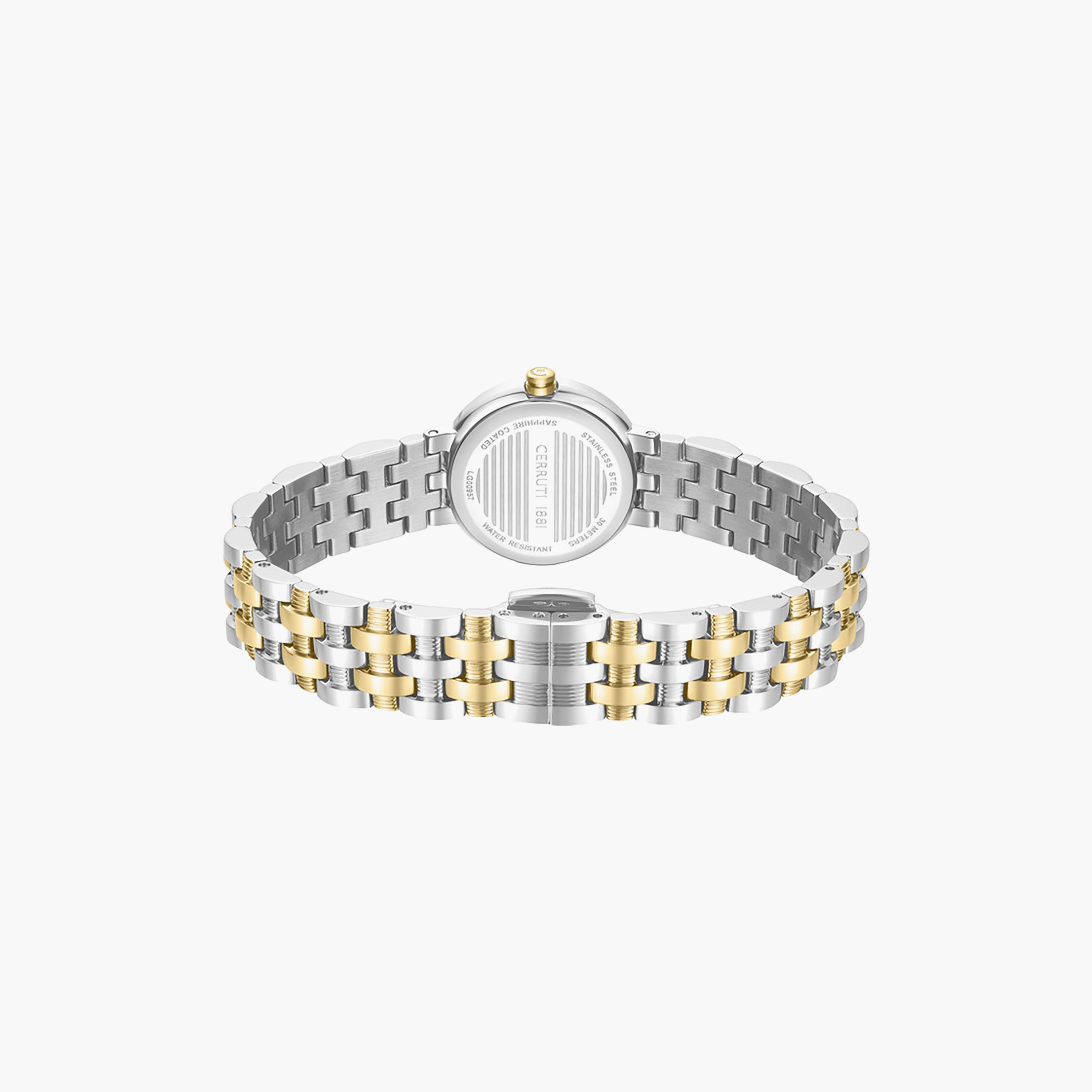 Lusia White Dial Stainless Steel Bracelet Analog Watch for Women-women-watchesandjewellery-watches-image-3