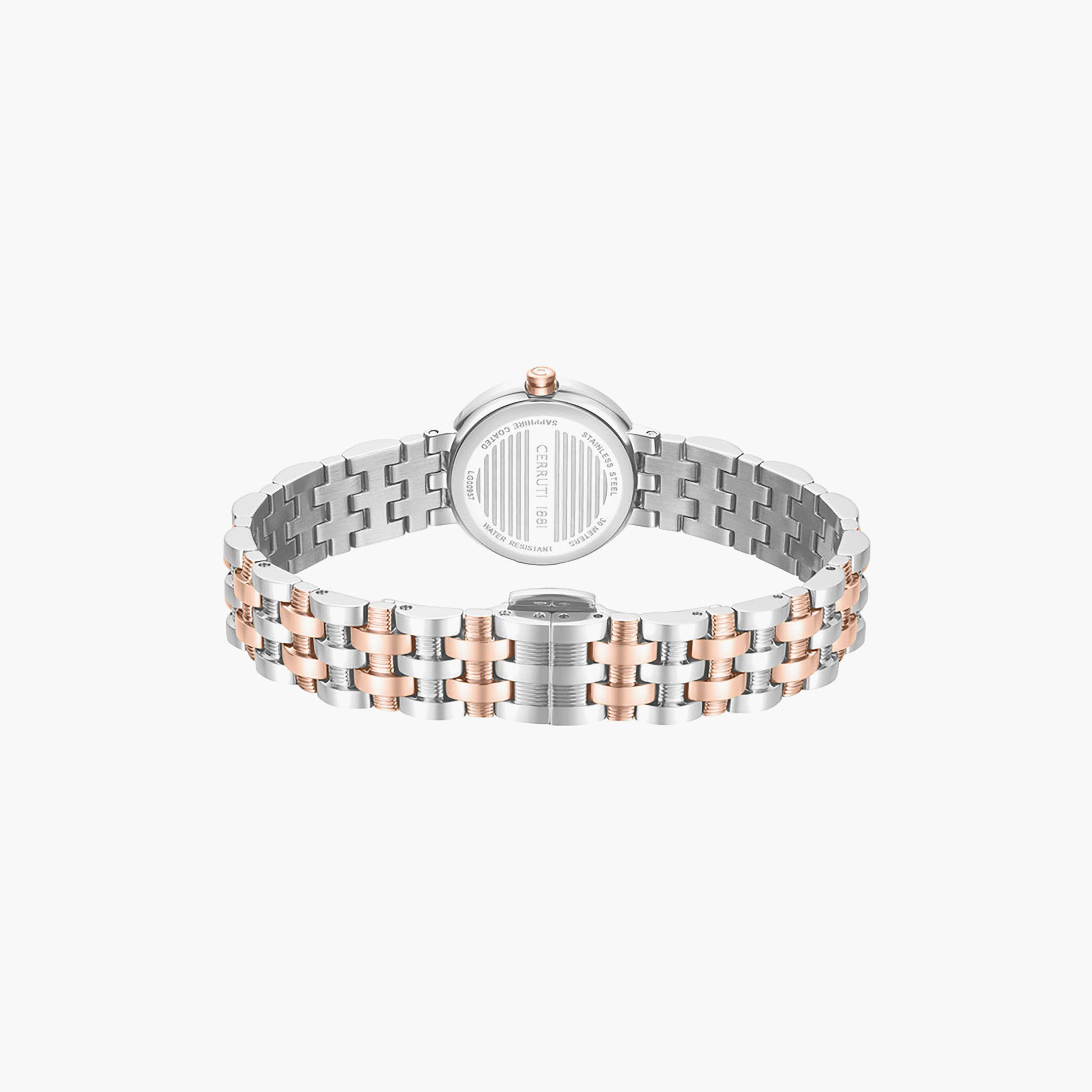 Lusia Warm Grey Dial Stainless Steel Bracelet Analog Watch for Women-women-watchesandjewellery-watches-image-3