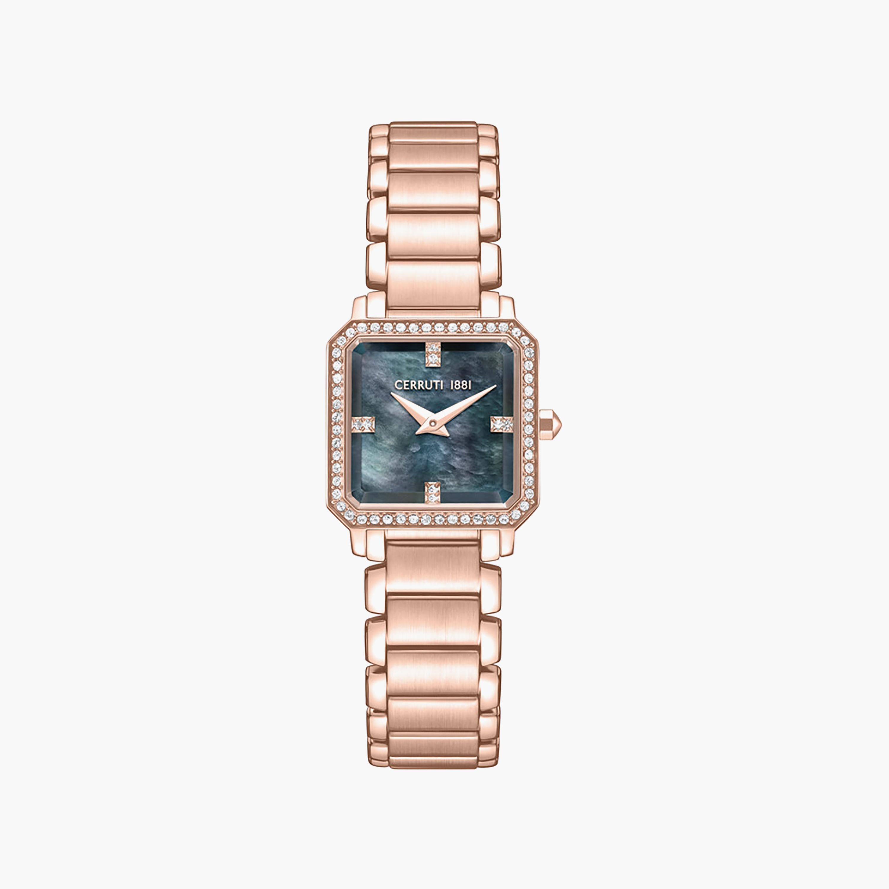 Perugia Rose Gold Plated Stainless Steel Bracelet Analog Watch for Women-women-watchesandjewellery-watches-image-1