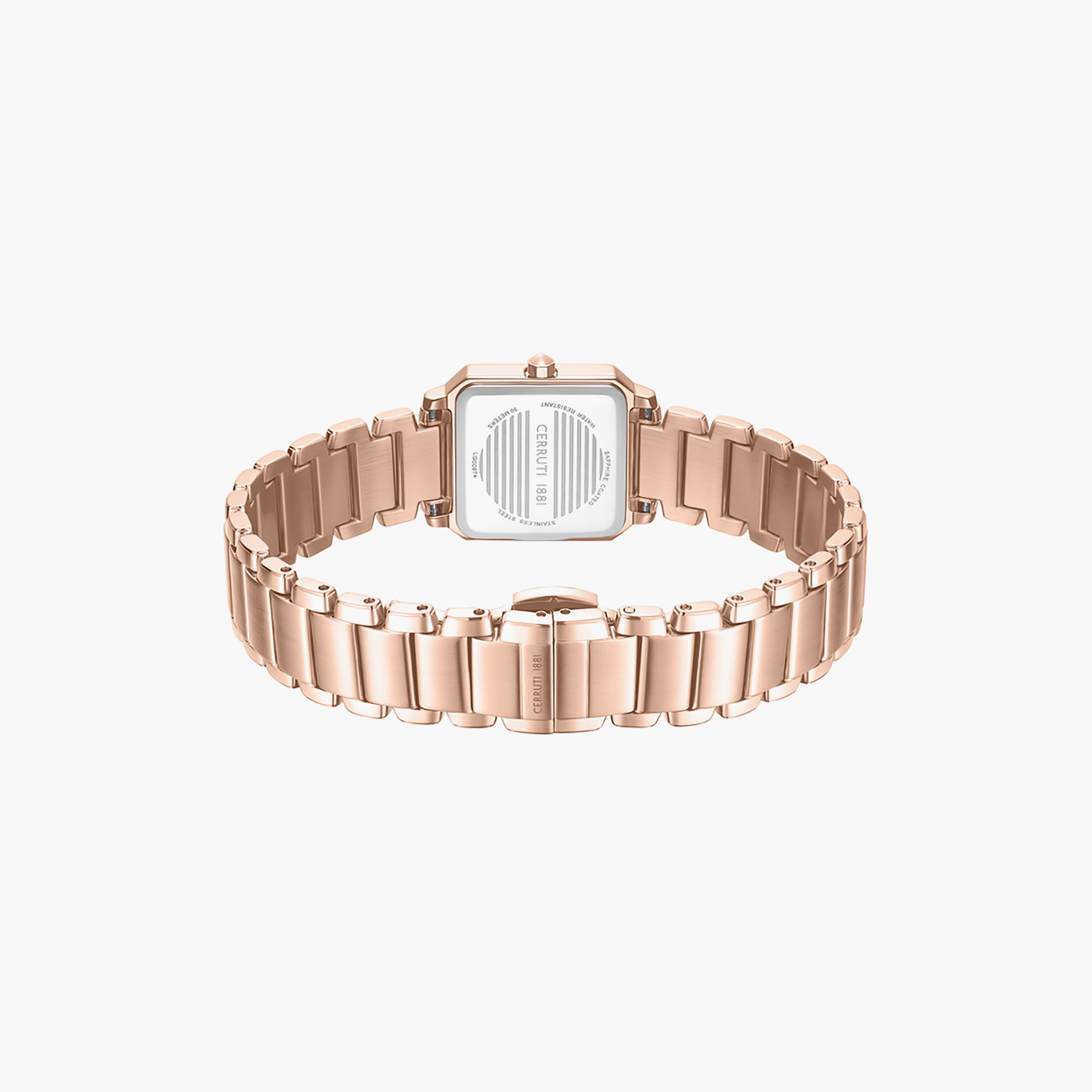Perugia Rose Gold Plated Stainless Steel Bracelet Analog Watch for Women-women-watchesandjewellery-watches-image-3
