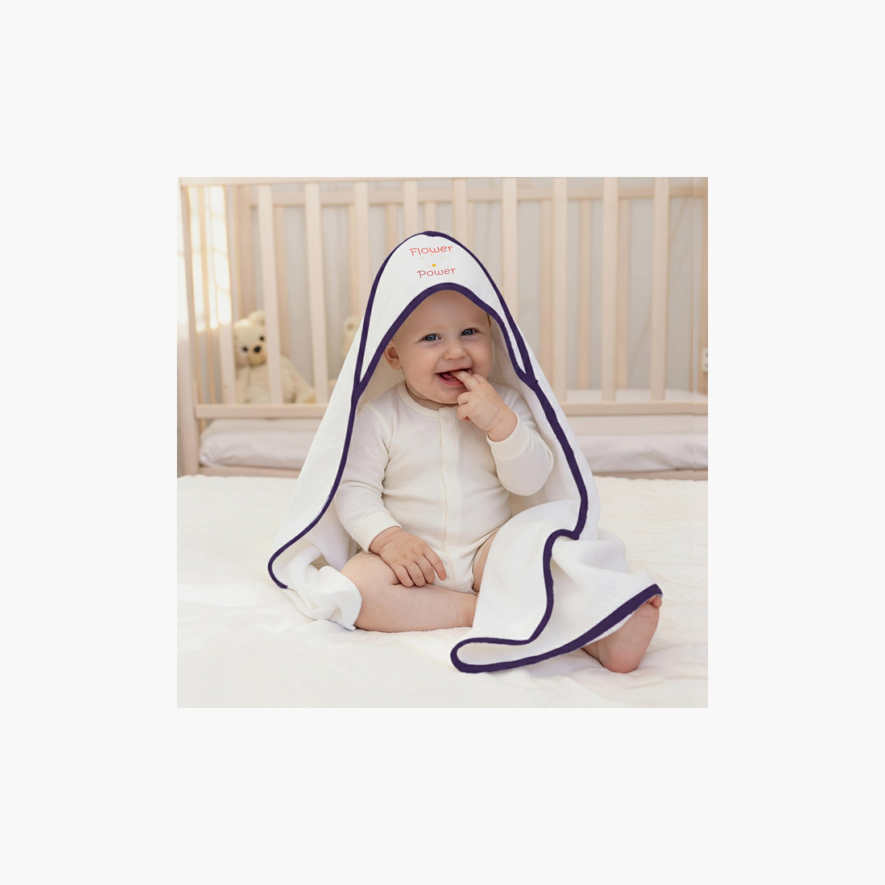 Babies Basic Cotton Hooded Blanket-baby-nursery-blanketsandswaddles-receivingblankets-image-4
