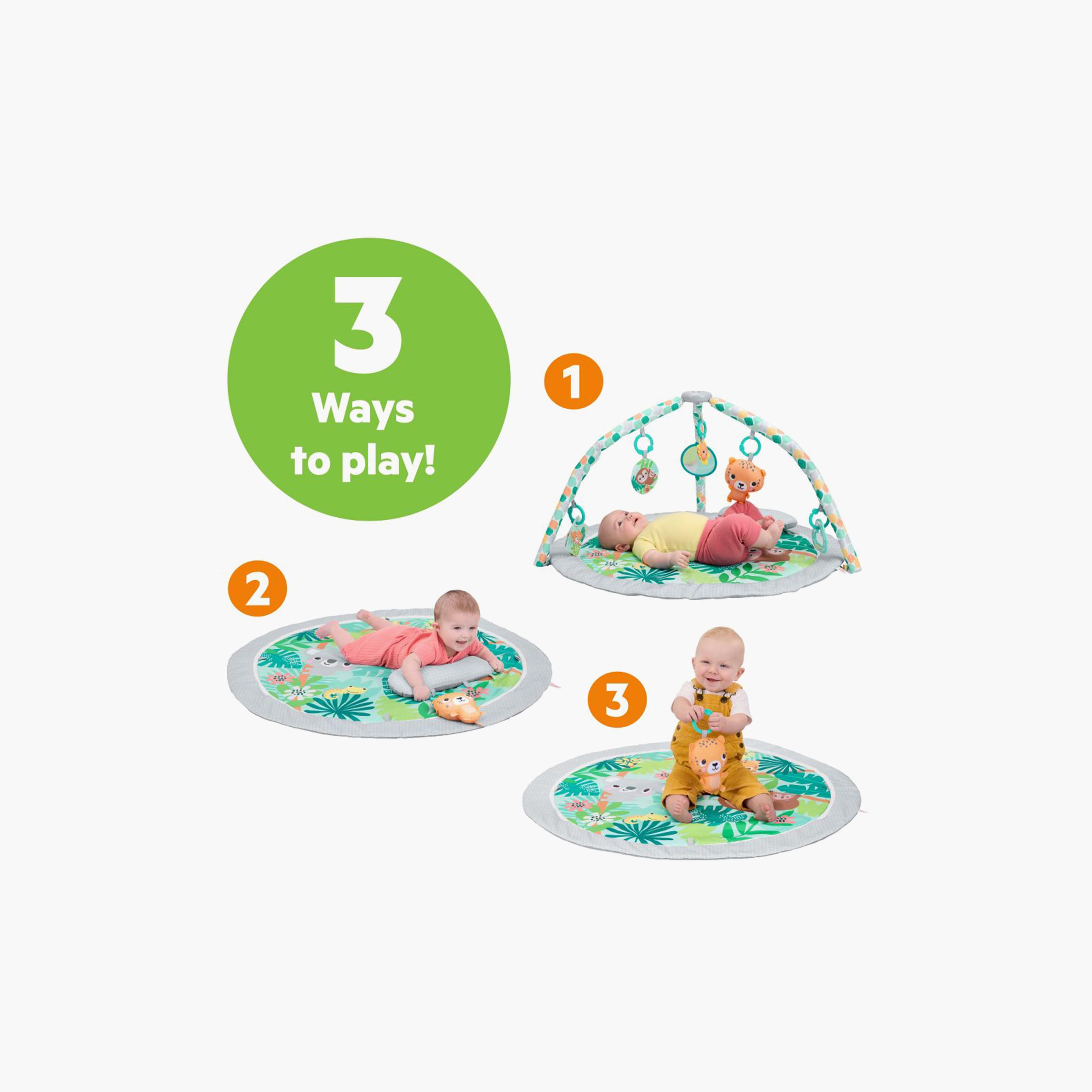 Bright Starts Pop & Wiggle Wild Rainforest Play Mat Set-baby-infantactivity-playpensandplaymats-image-5