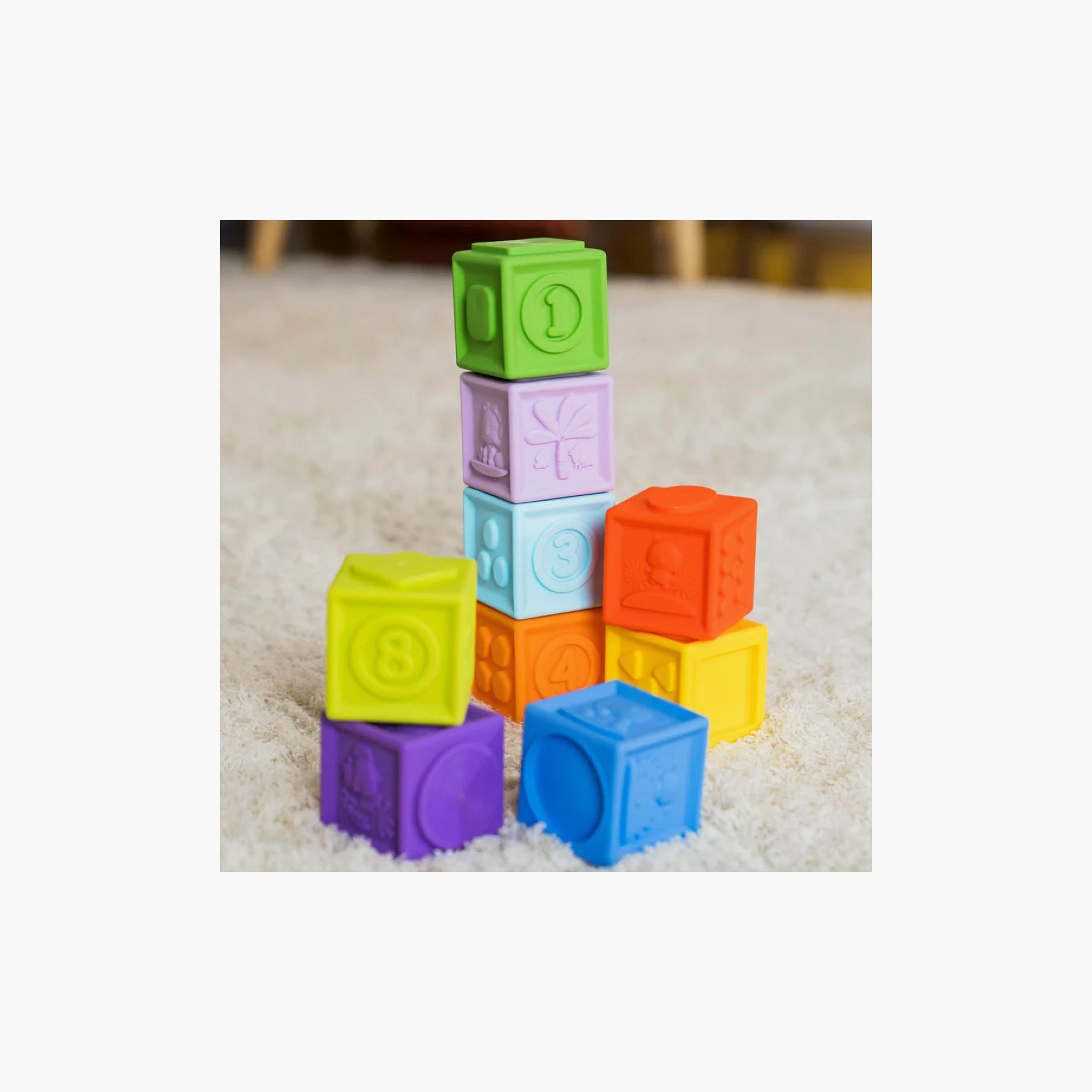 Bright Starts 9-Piece Stack & Squeeze Blocks-toys-buildingblocks-blocks-image-3