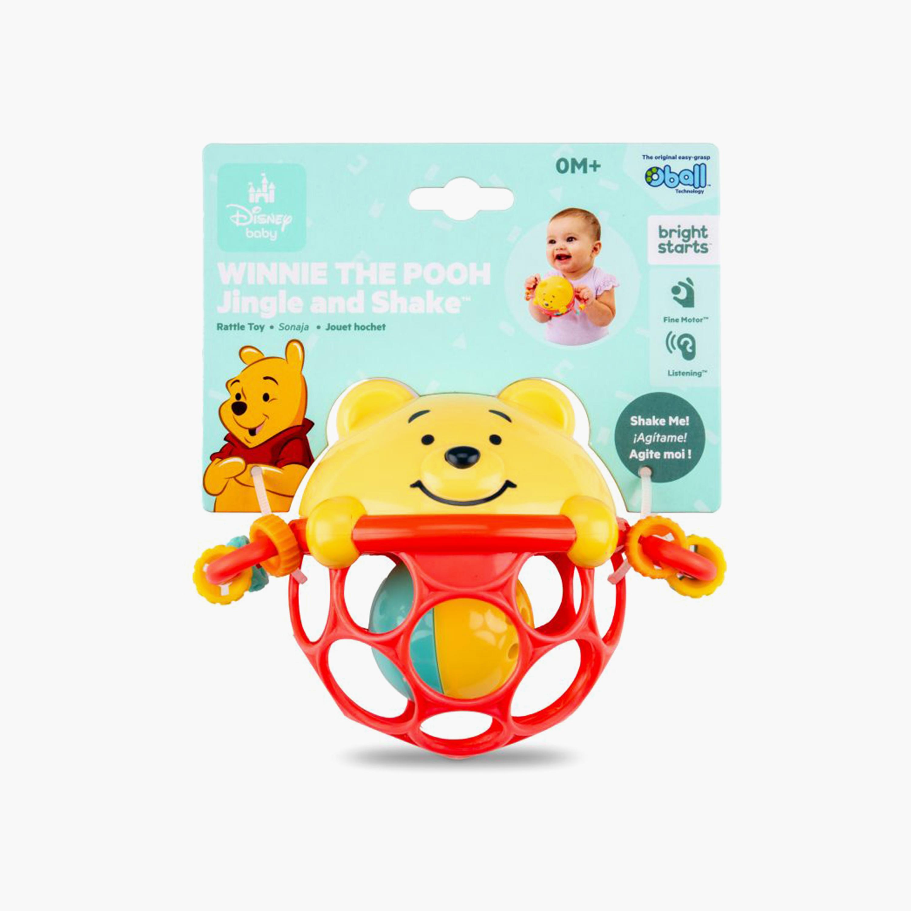 لعبة خشخيشة برايت ستارتس ويني ذا بوه جينغل اند شيك-toys-babyandtoddlertoys-rattlesandteethers-image-7