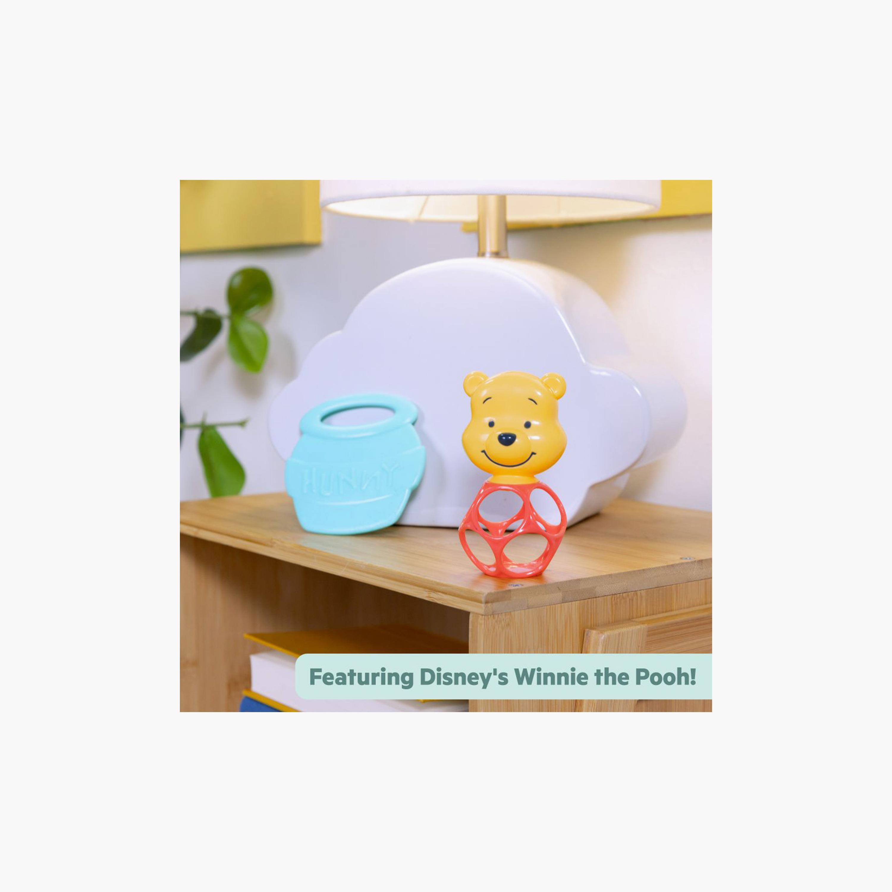 طقم خشخيشة وعضاضة برايت ستارتس ويني ذا بوه هوني اند شيك قطعتين-toys-babyandtoddlertoys-rattlesandteethers-image-6