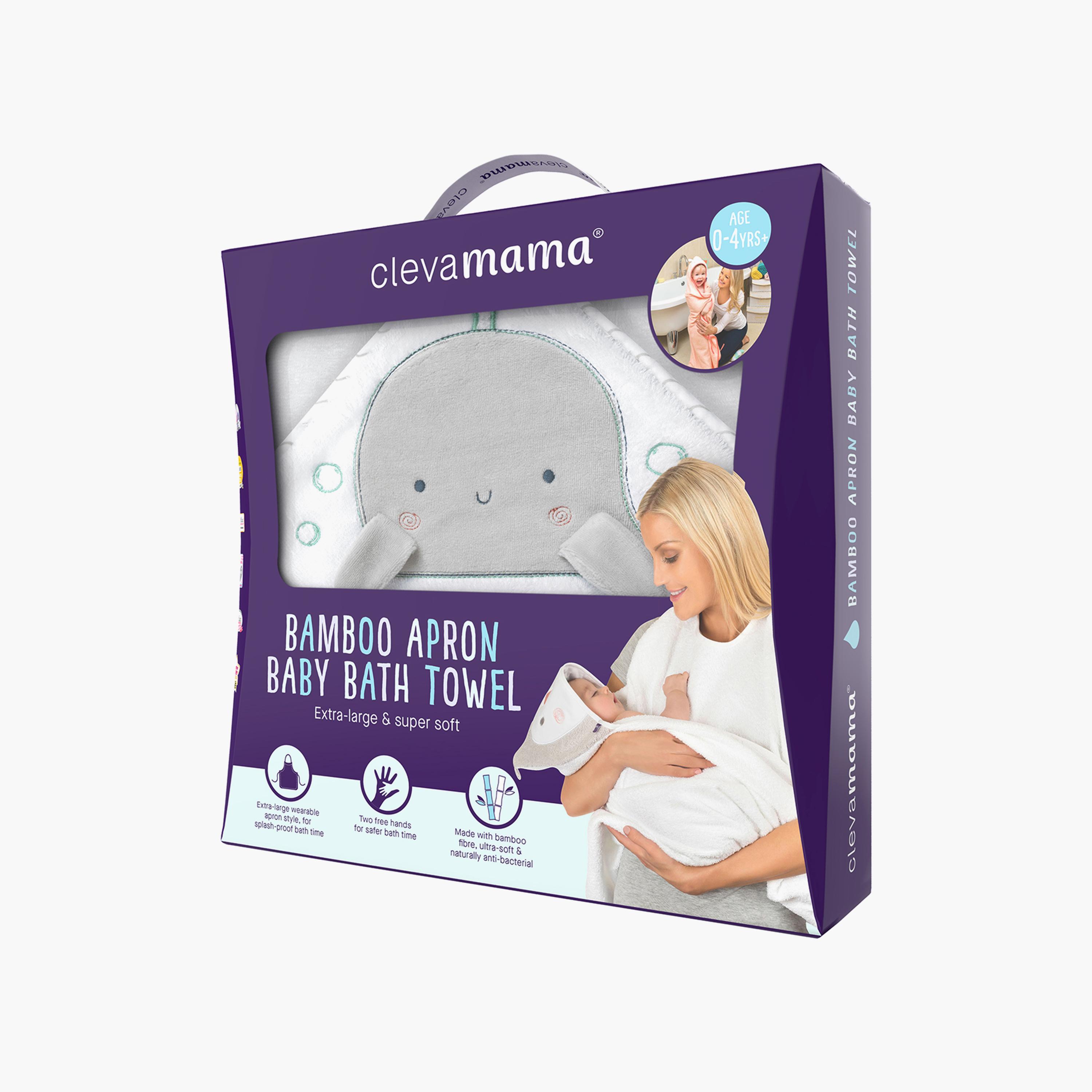 Clinamina Bamboo Apron Baby Bath Towel-baby-bathandcare-towels-image-6