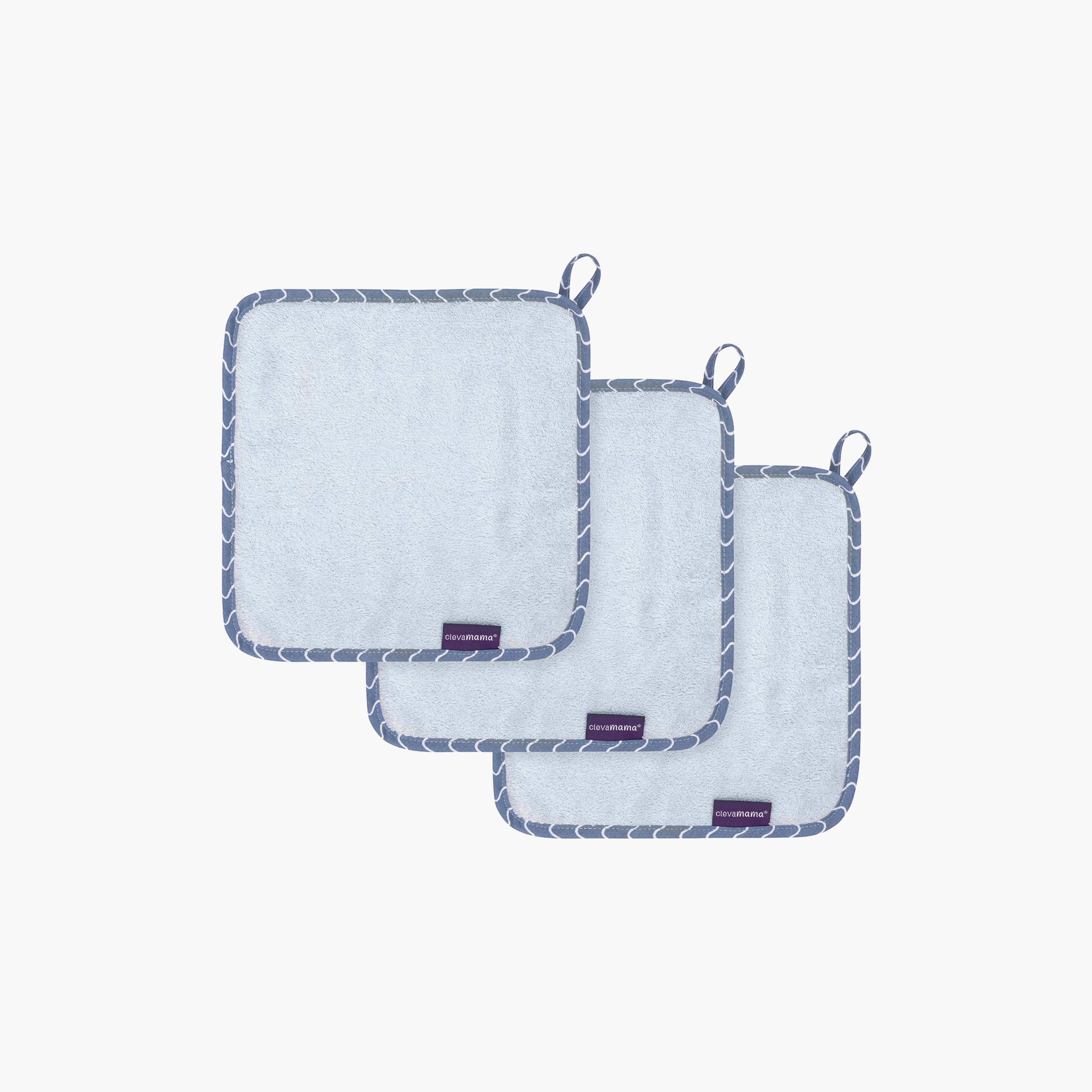 طقم مناشف غسيل اطفال من خيزران كلينامينا مكون من 3 قطع-baby-bathandcare-towels-image-1
