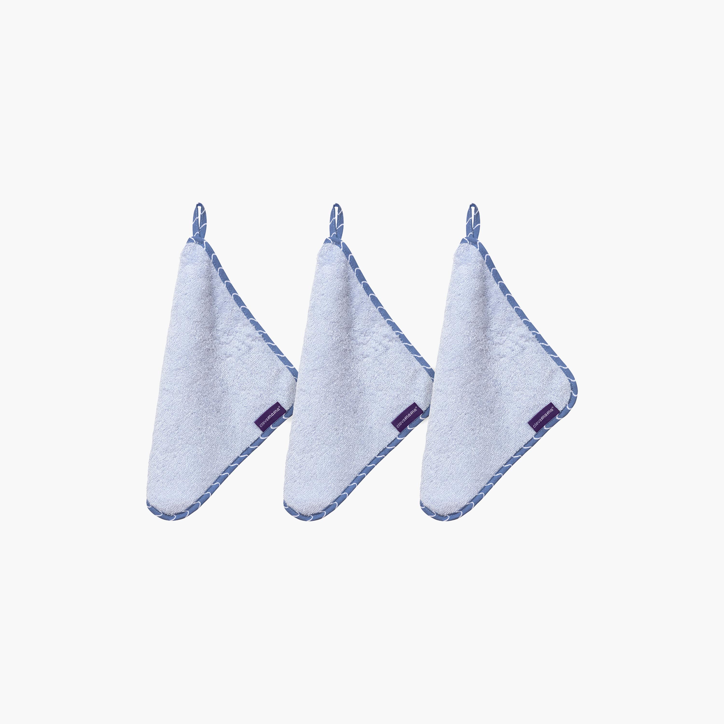 طقم مناشف غسيل اطفال من خيزران كلينامينا مكون من 3 قطع-baby-bathandcare-towels-image-2