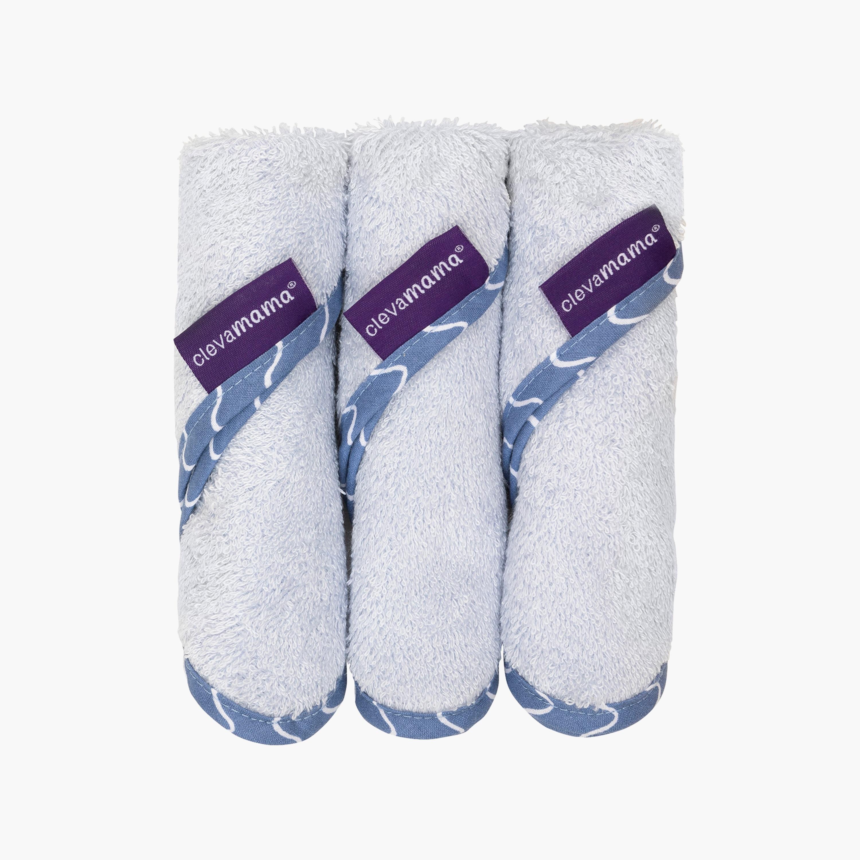 طقم مناشف غسيل اطفال من خيزران كلينامينا مكون من 3 قطع-baby-bathandcare-towels-image-3