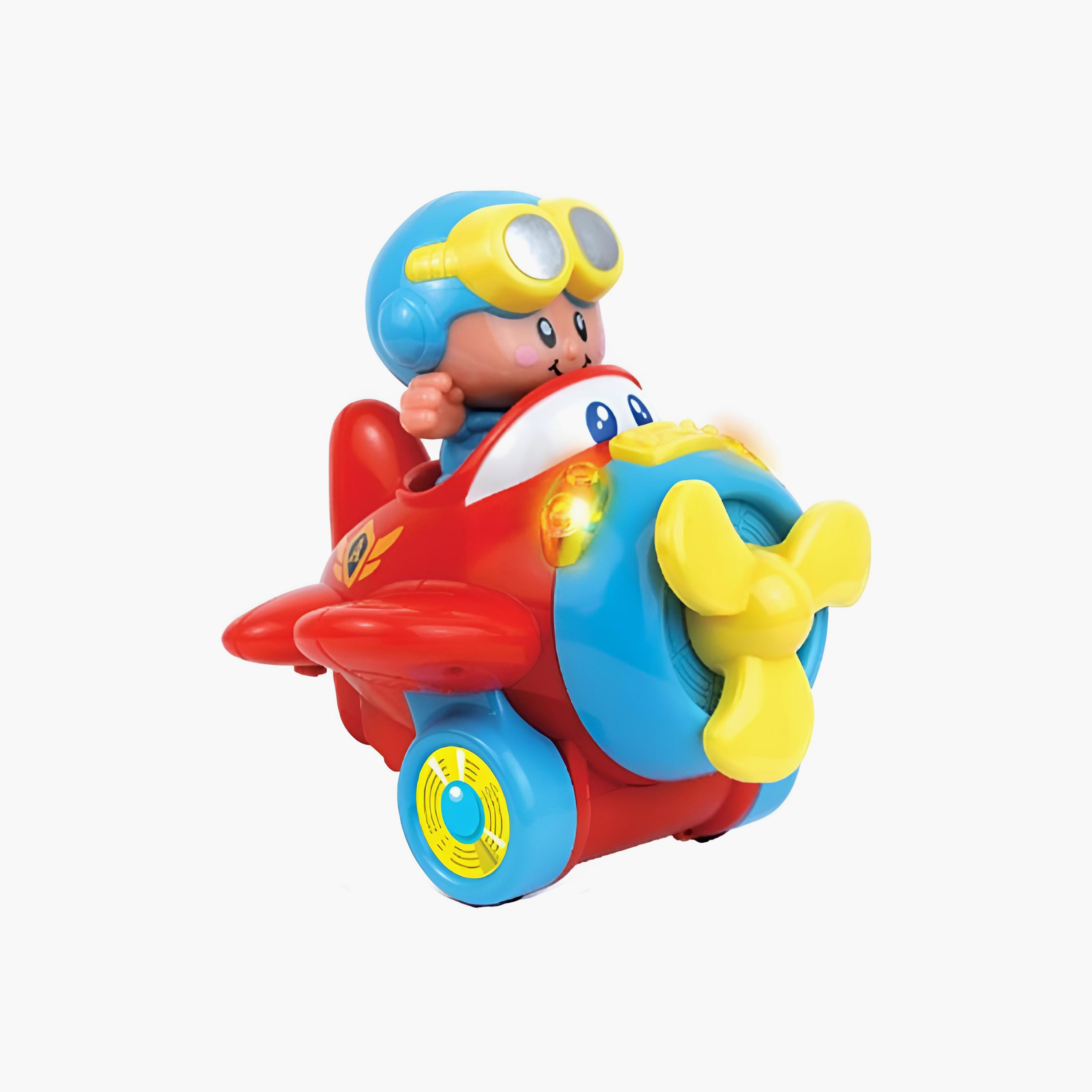 لعبة طائرة "شيك آند موف" مع مجسم طيار من ليتل ليرنر-toys-babyandtoddlertoys-learningtoys-image-1