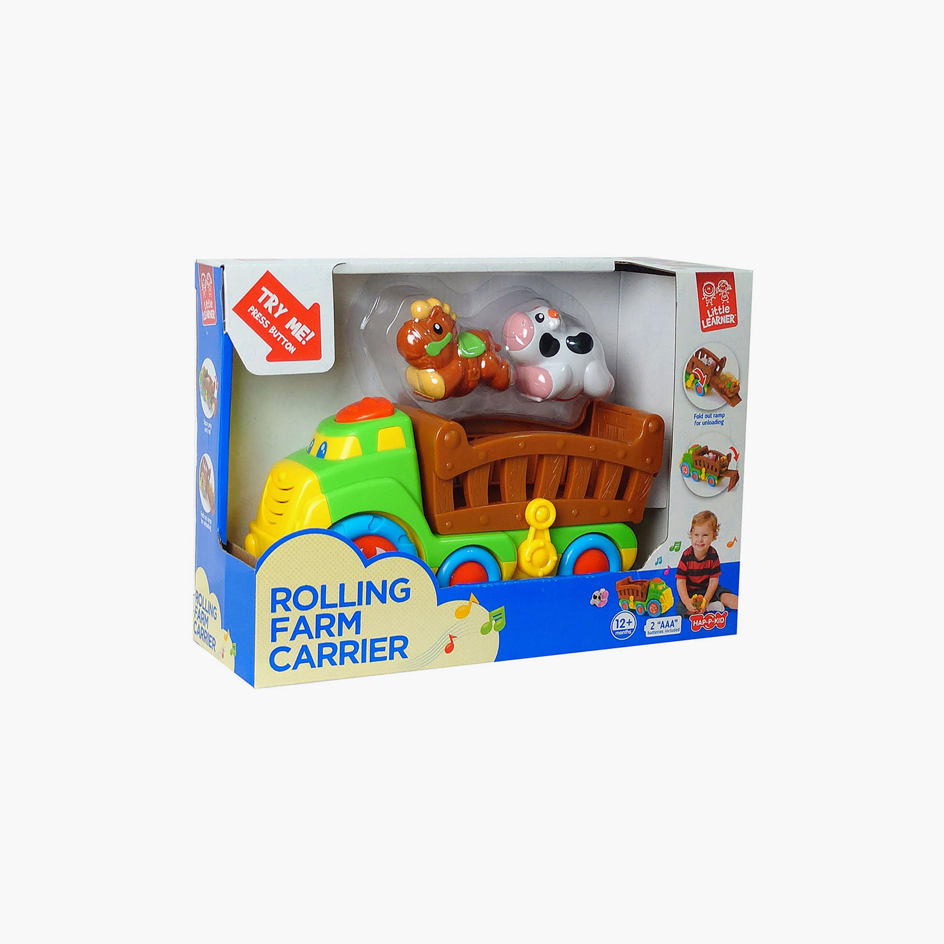 شاحنة نقل المزرعة مع مجسمات حصان وبقرة من ليتل ليرنر-toys-babyandtoddlertoys-learningtoys-image-3