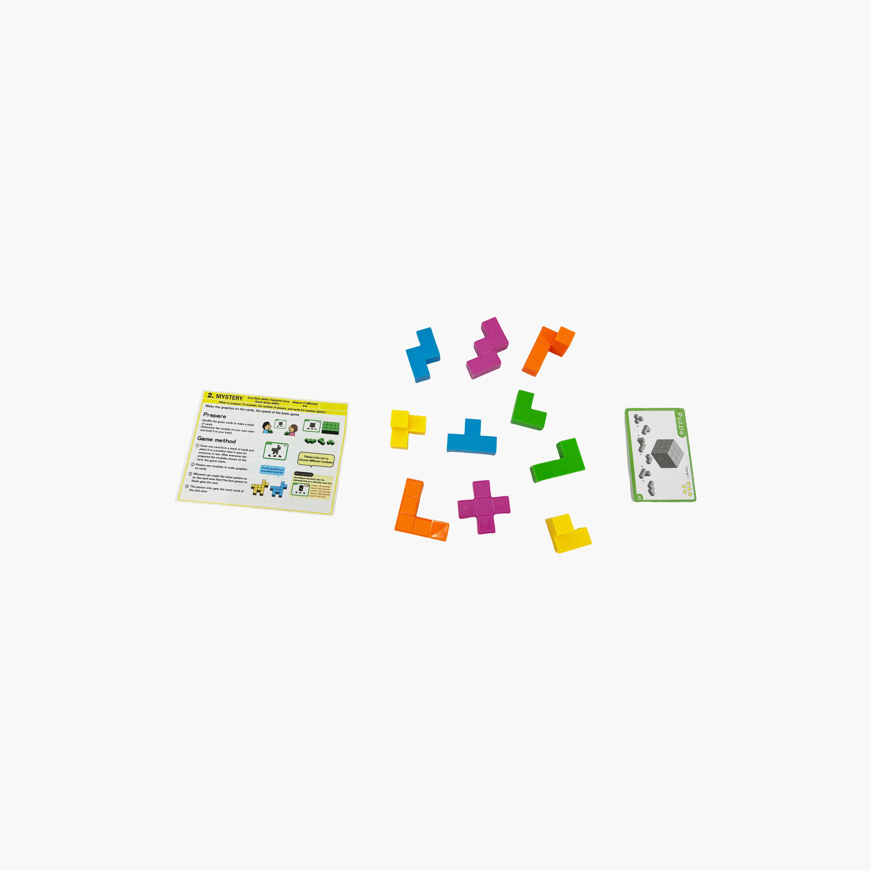 Galaxy Toys Colourful 3D Puzzle Blocks with Challenging Cards & Storage Bag-toys-indoortoys-boardgames-image-3