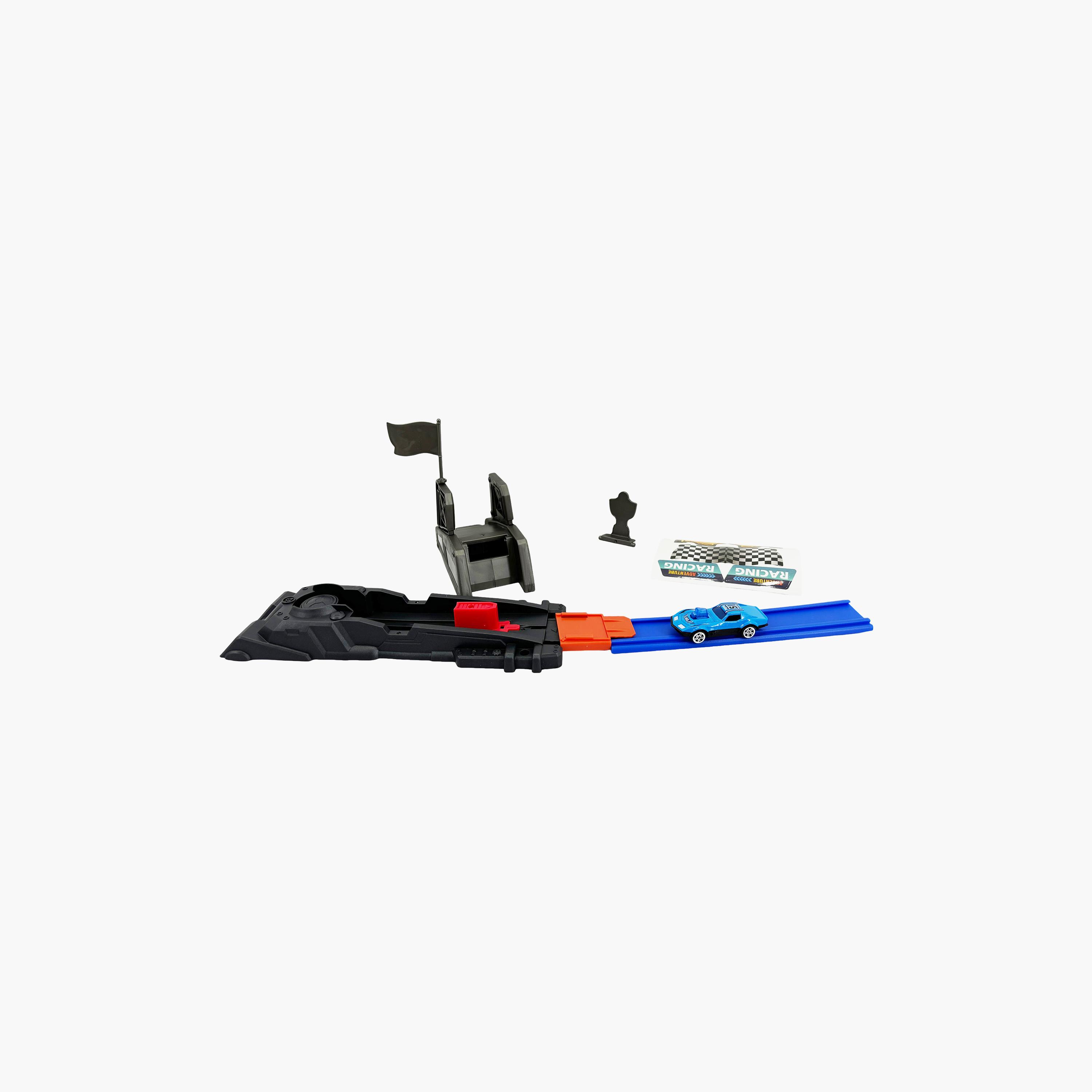 Galaxy Toys Racing Track Playset with Alloy Car-toys-playvehicles-racetracks-image-2