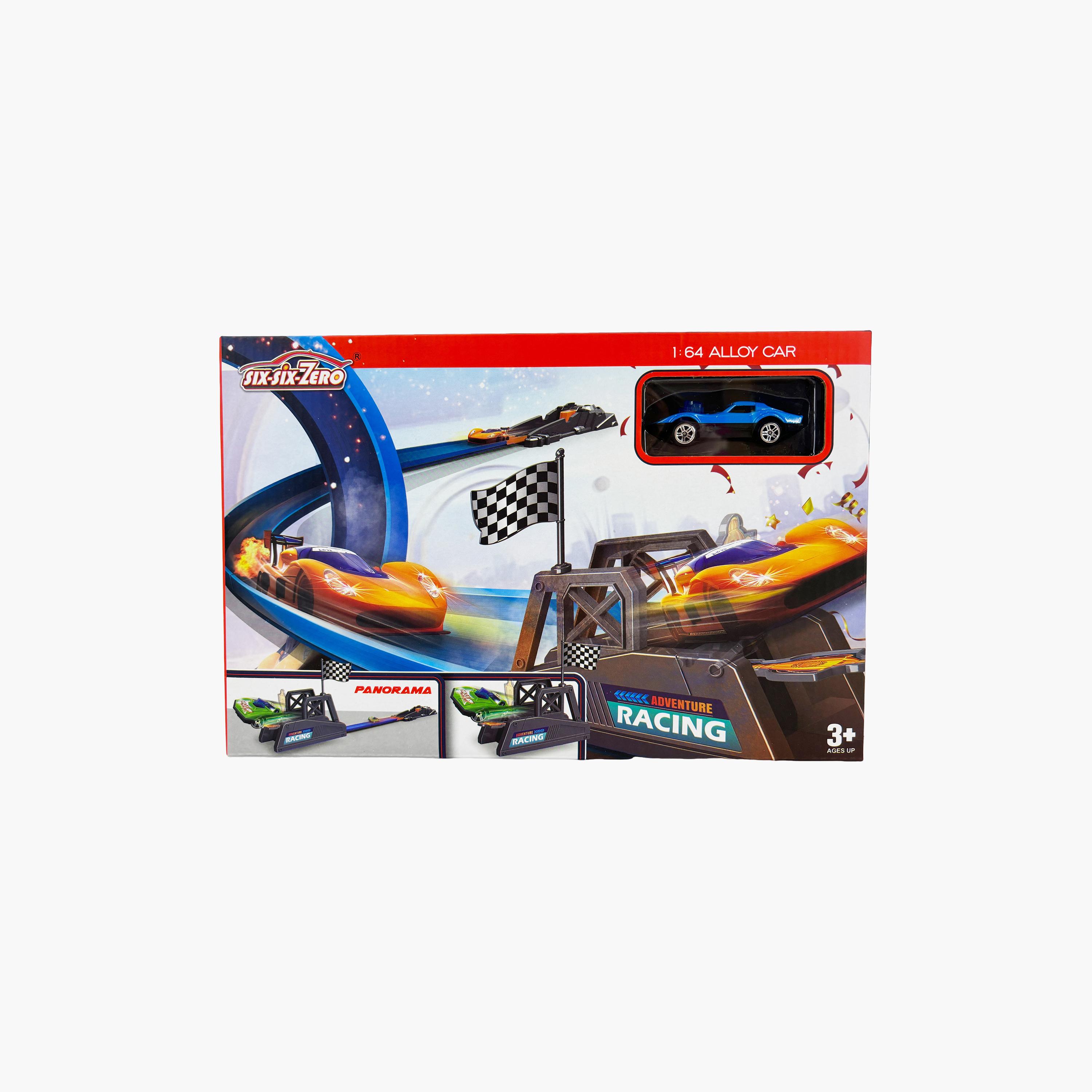 Galaxy Toys Racing Track Playset with Alloy Car-toys-playvehicles-racetracks-image-7