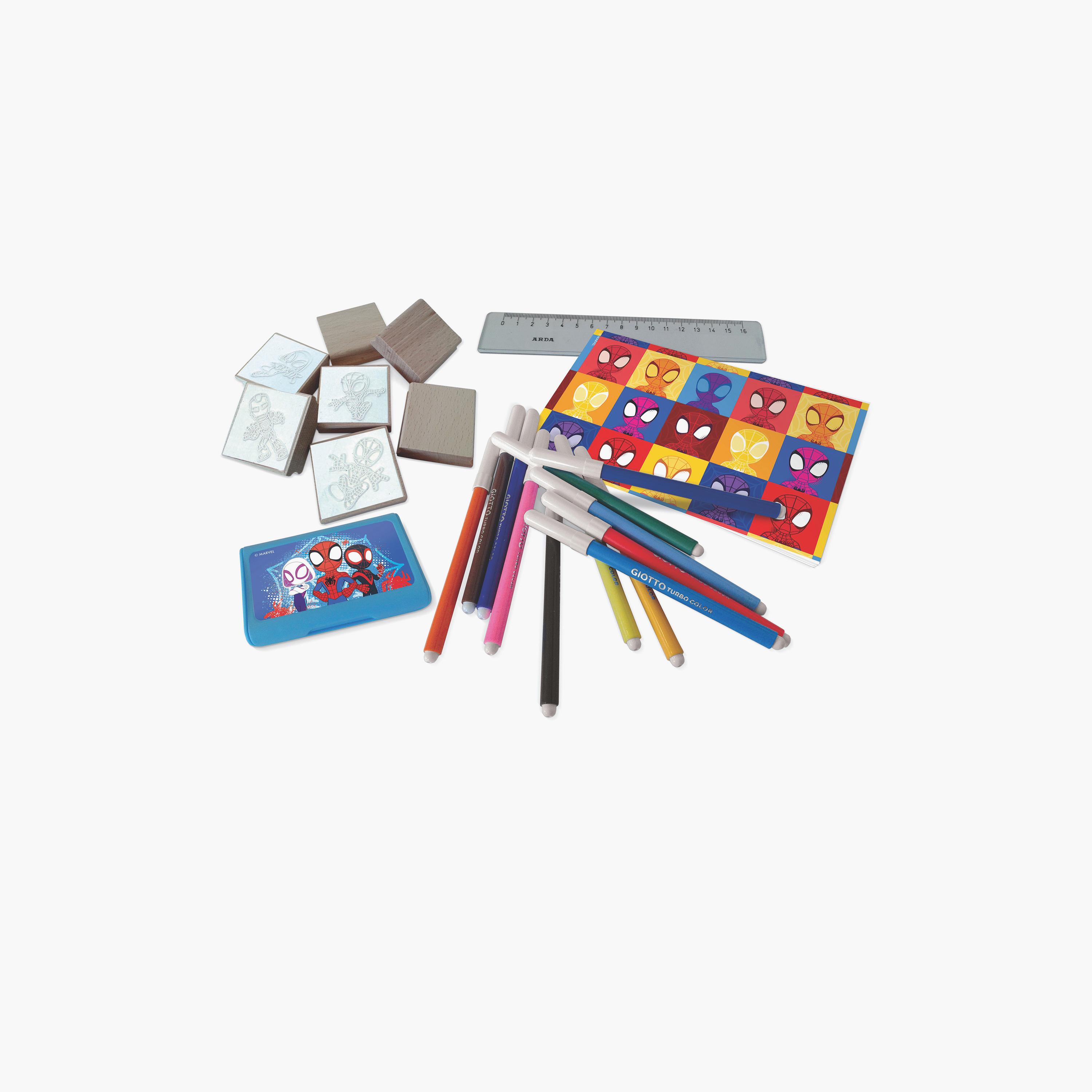 Multiprint Mermaid Little House Creative Stamping & Colouring Set-school-artsandcrafts-image-1