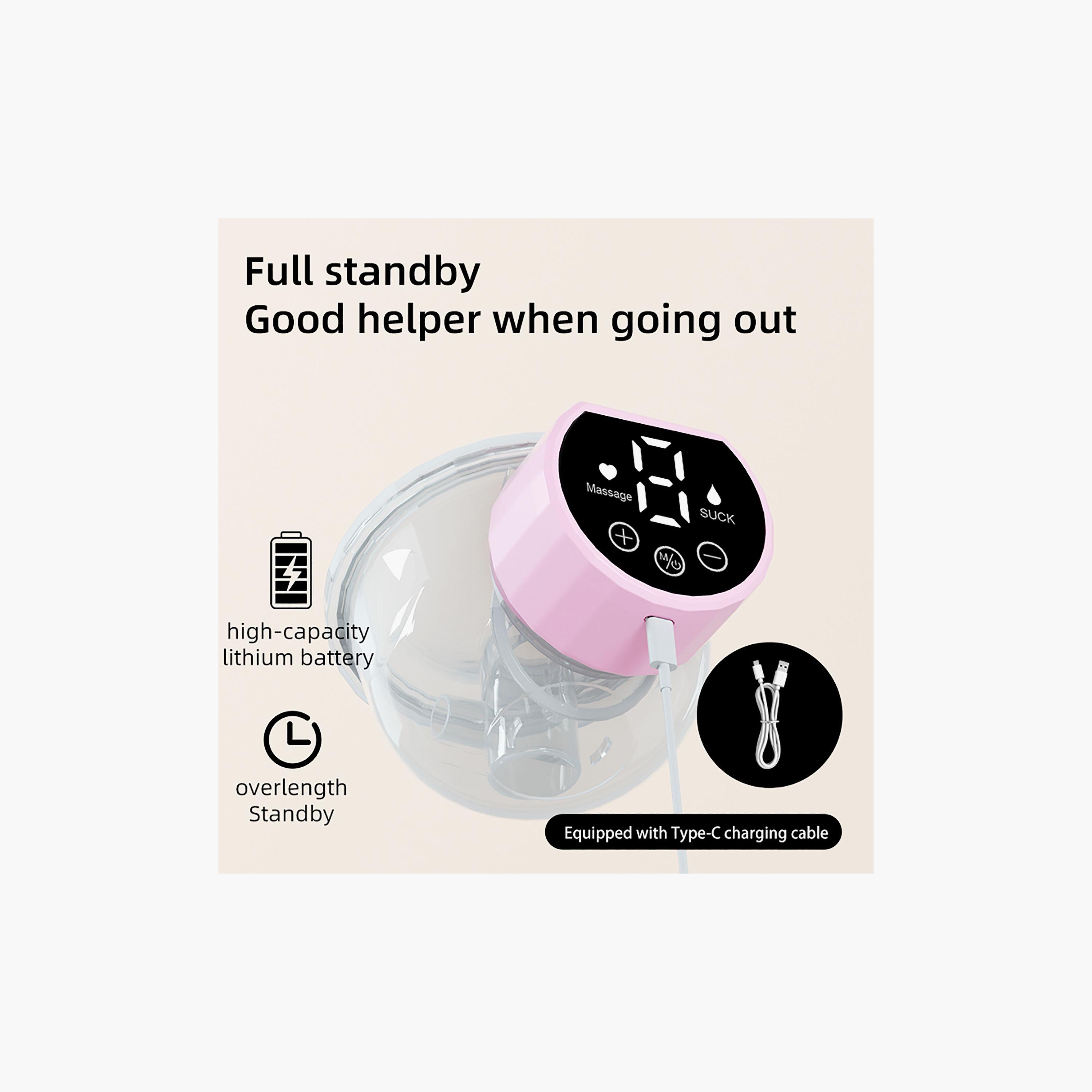 Starmarz Hands-Free Electric Breast Pump with 5 Modes & 10 Levels-baby-feeding-breastfeedingandcare-image-6