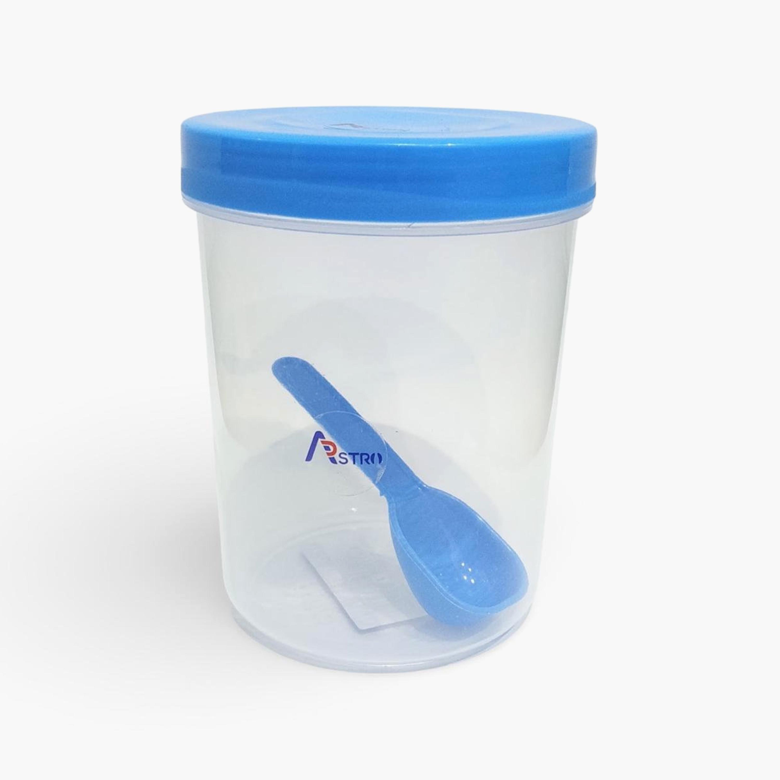 Astro Store Well Polypropylene Container with Spoon - 750 ml-baby-feeding-accessories-image-1
