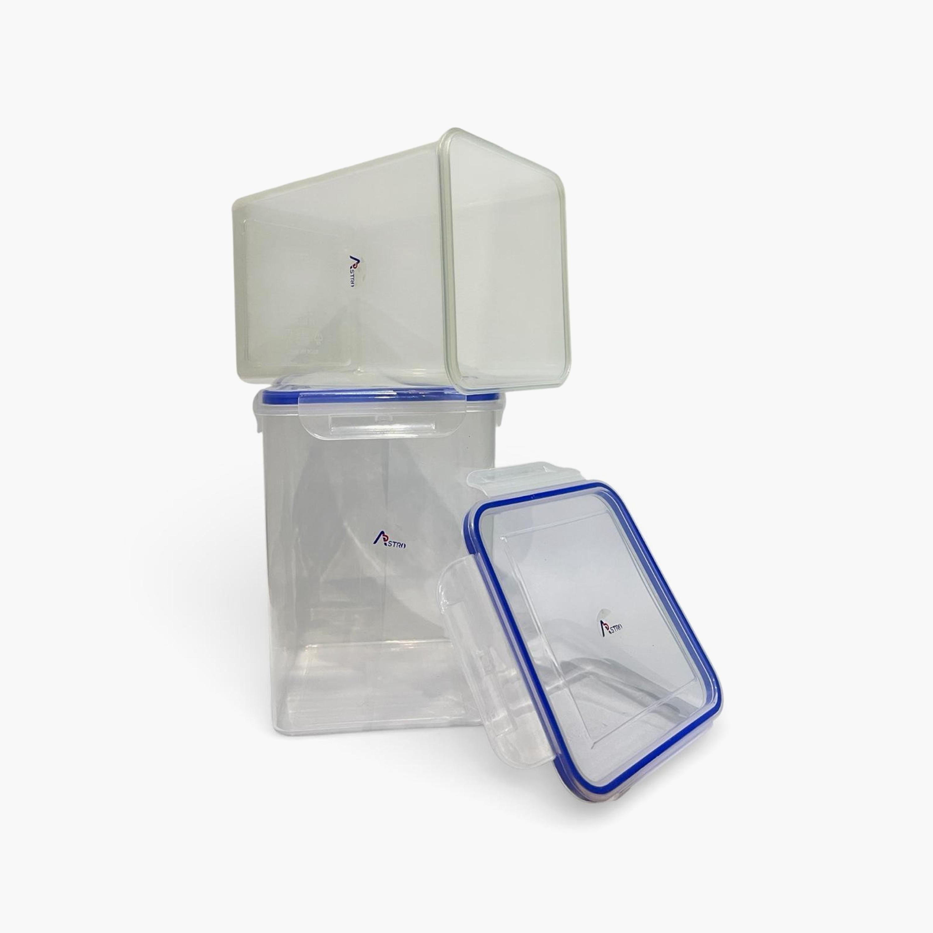 Astro 2-Piece Fit & Lock Square Container - 2700 ml-baby-feeding-accessories-image-1