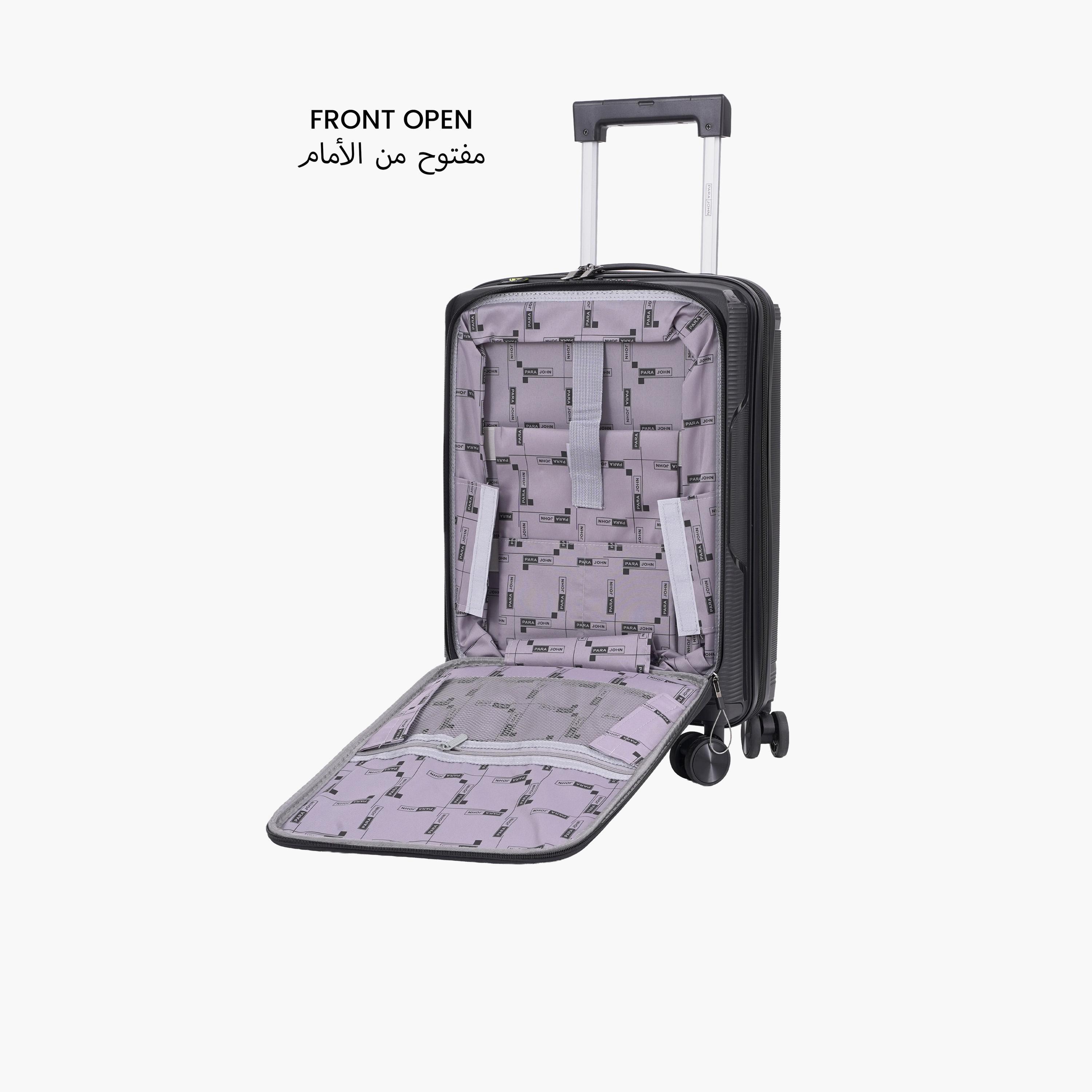 Para John Primeflex 56 CM Small Cabin Polypropylene Hard-Sided 4-Wheeler Spinner Trolley Bag with Combination Lock-travel-luggagesandbags-luggage-image-13