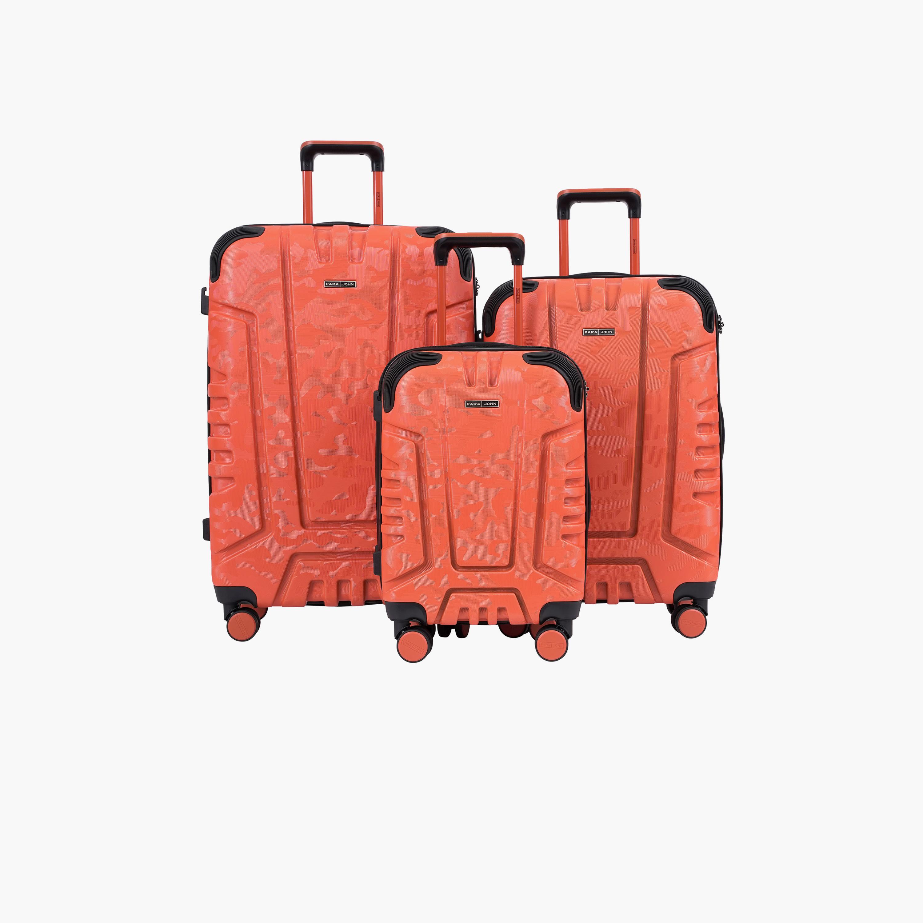 بارا جون - طقم شنط سفر امبرتريل 3 قطع جوانب صلبة من مادة ABS بأربع عجلات دوارة وقفل برقم سري-travel-luggagesandbags-luggage-image-1