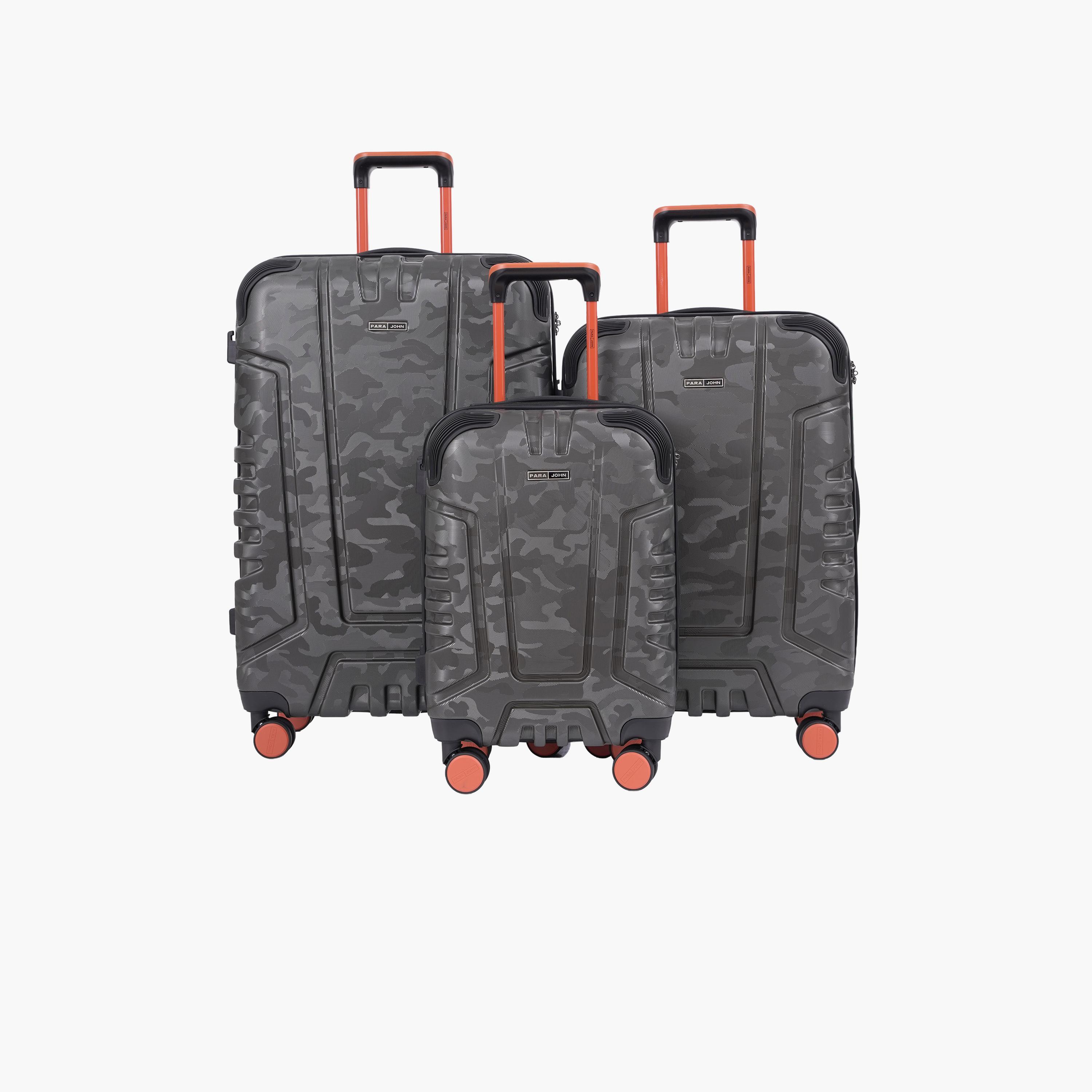 بارا جون - طقم شنط سفر امبرتريل 3 قطع جوانب صلبة من مادة ABS بأربع عجلات دوارة وقفل برقم سري-travel-luggagesandbags-luggage-image-9
