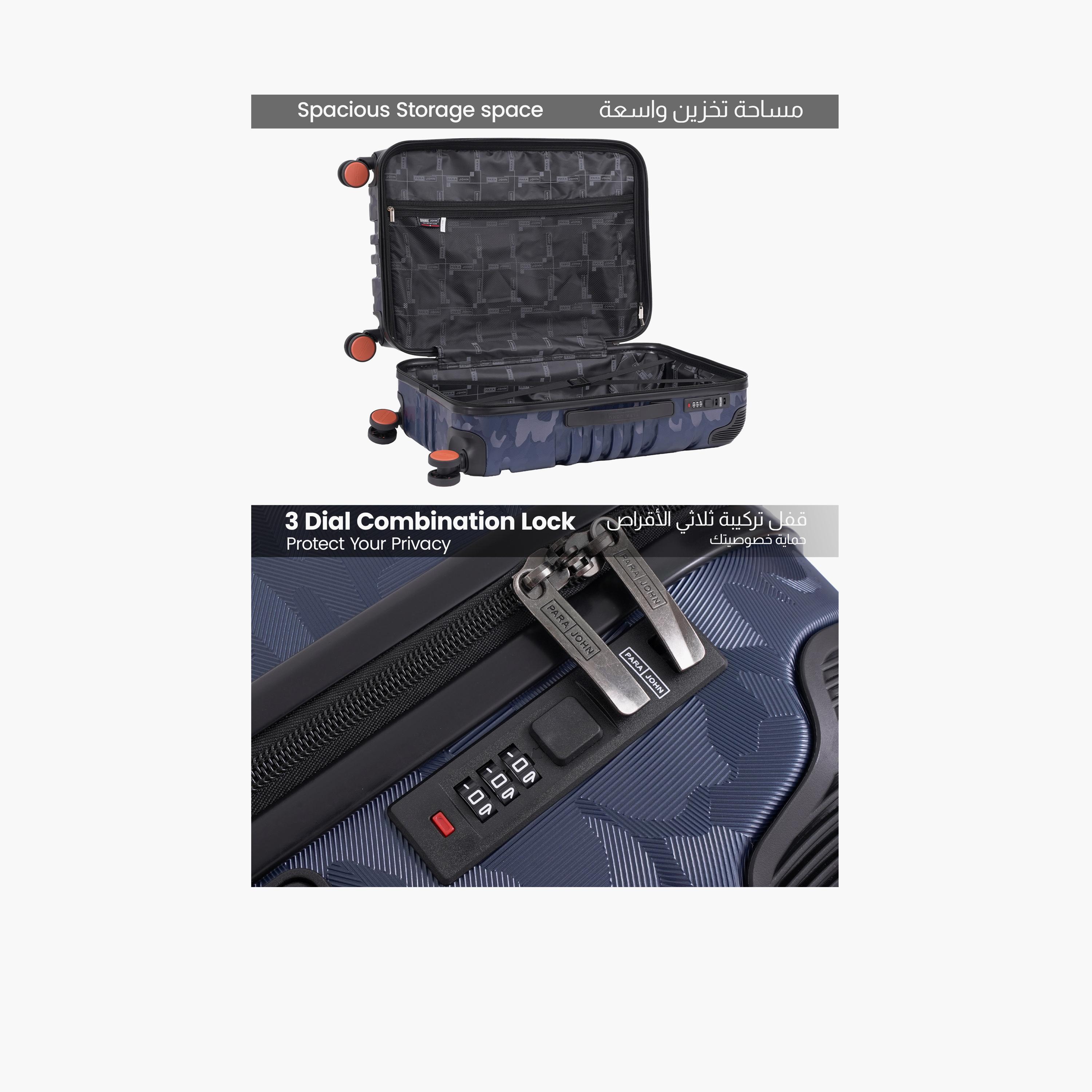 بارا جون - طقم شنط سفر امبرتريل 3 قطع جوانب صلبة من مادة ABS بأربع عجلات دوارة وقفل برقم سري-travel-luggagesandbags-luggage-image-29