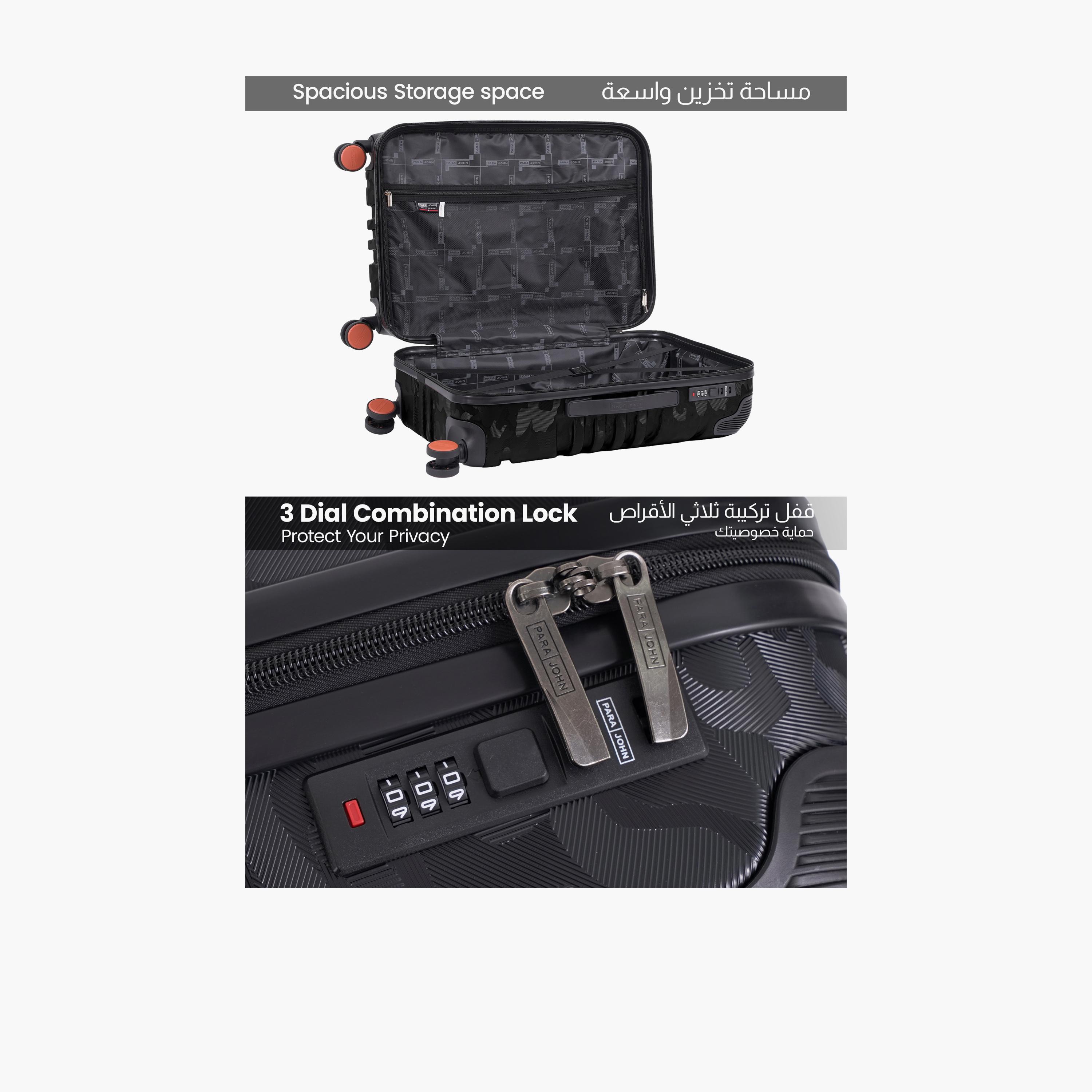 بارا جون - طقم شنط سفر امبرتريل 3 قطع جوانب صلبة من مادة ABS بأربع عجلات دوارة وقفل برقم سري-travel-luggagesandbags-luggage-image-21